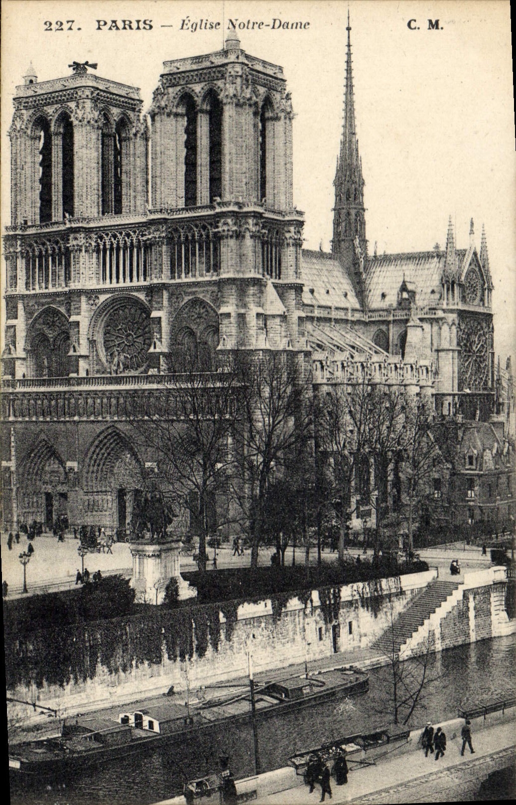 CPA Paris Eglise Notre Dame 