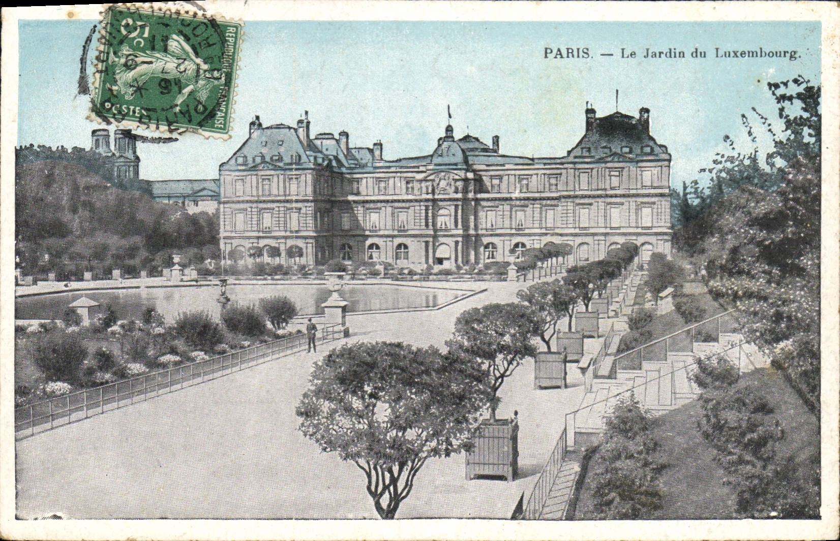 CPA Paris Le Jardin du Luxembourg