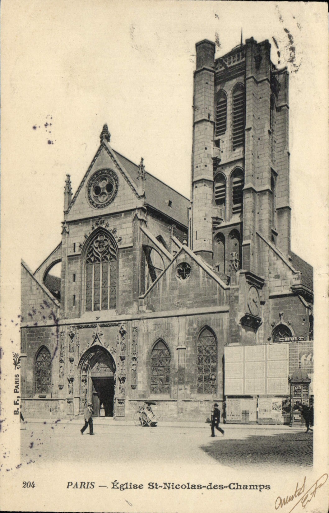 CPA Paris Eglise St Nicolas des Champs 