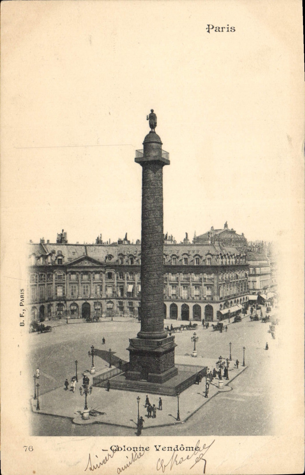CPA Paris Colonne Vendome 