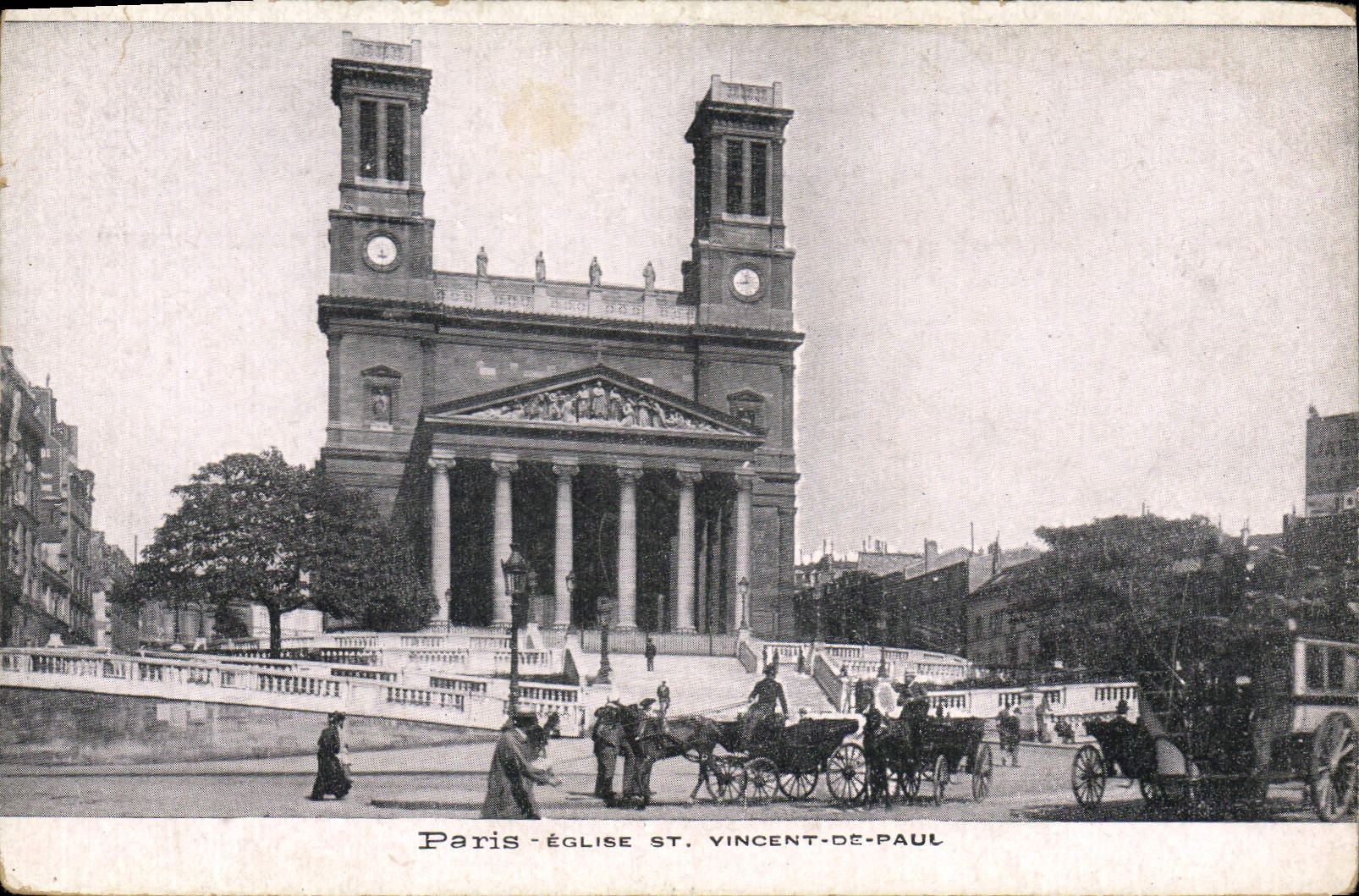 CPA Paris Eglise St Vincent de Paul 
