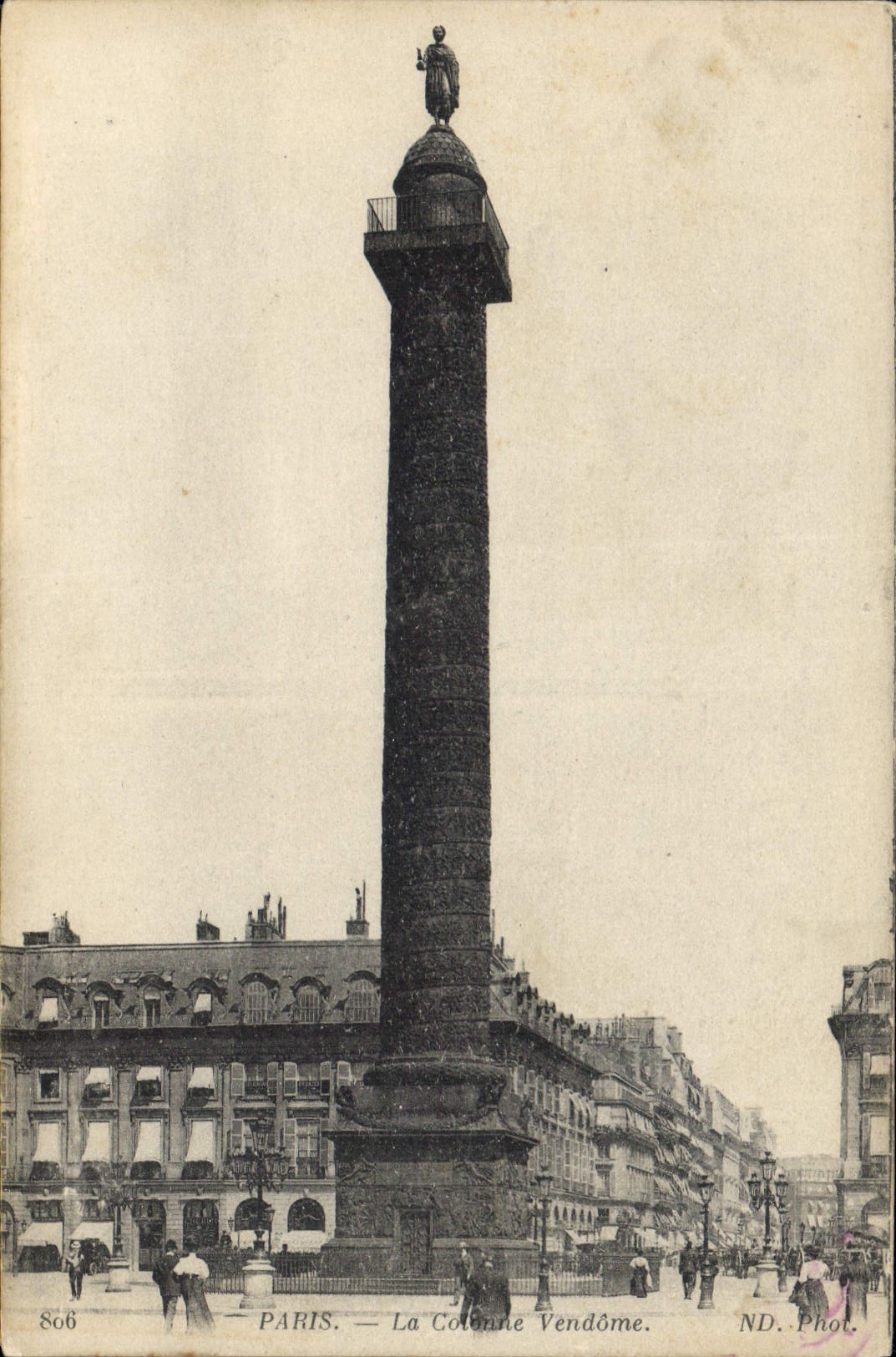CPA Paris La Colonne Vendome 