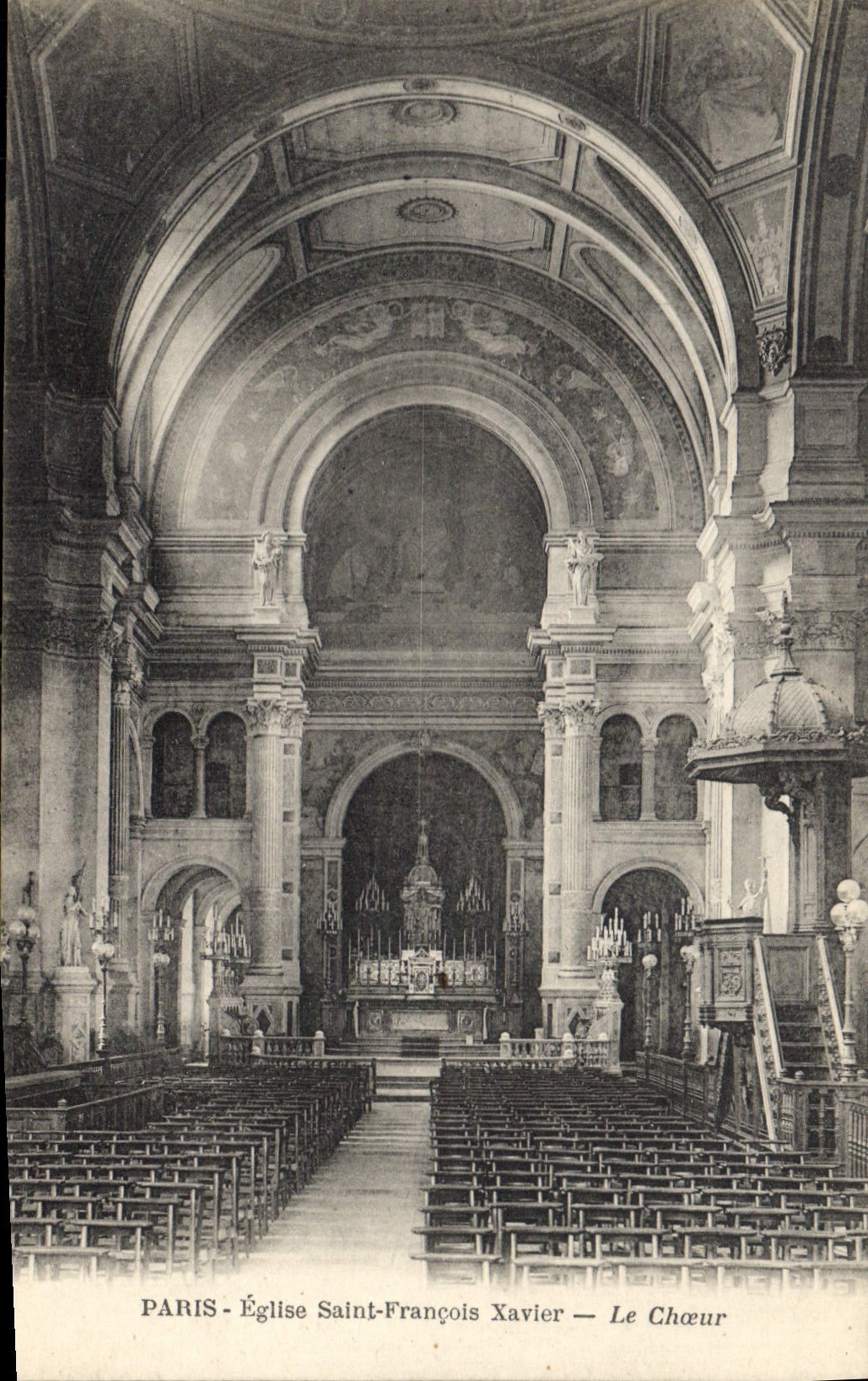 CPA Paris Eglise Saint Francois Le Choeur 