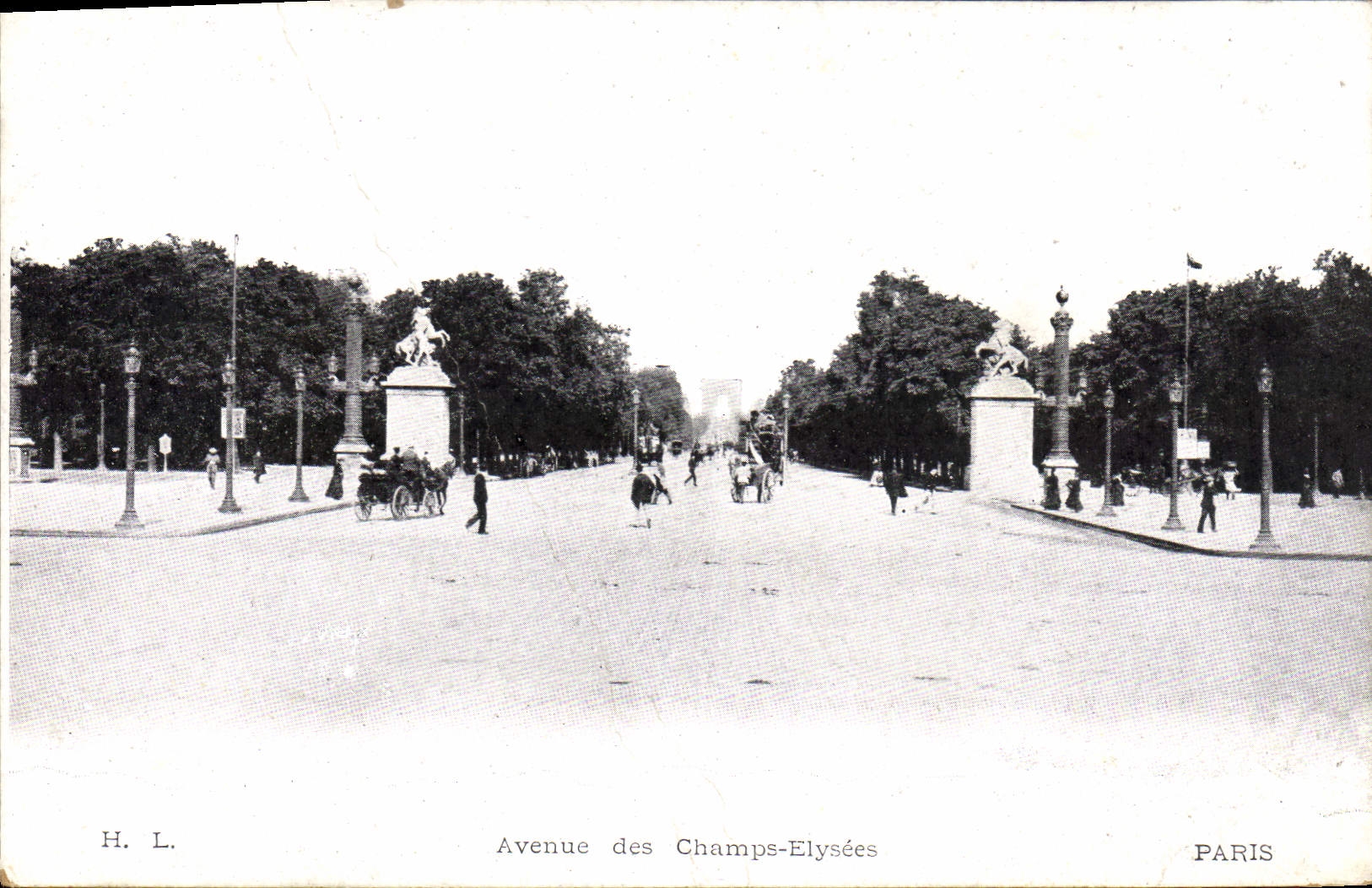 CPA Paris Avenue des Champs Elysees 