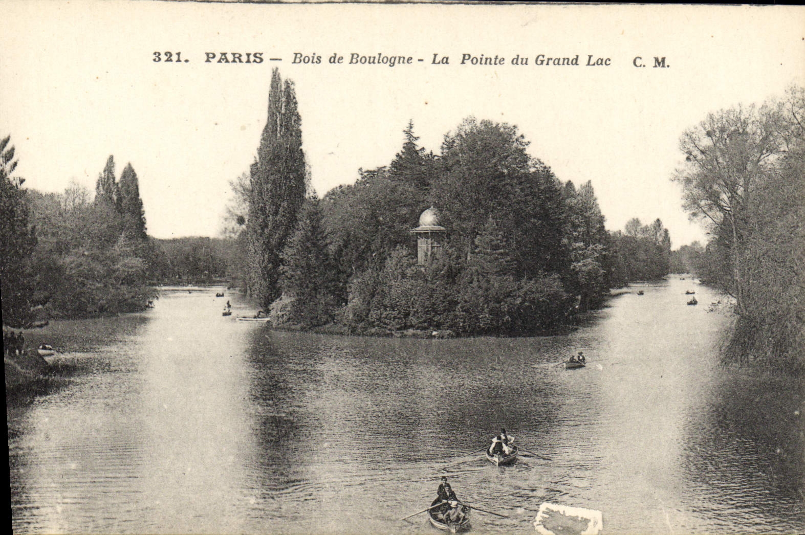 CPA Paris Bois de Boulogne La Pointe du Grand Lac