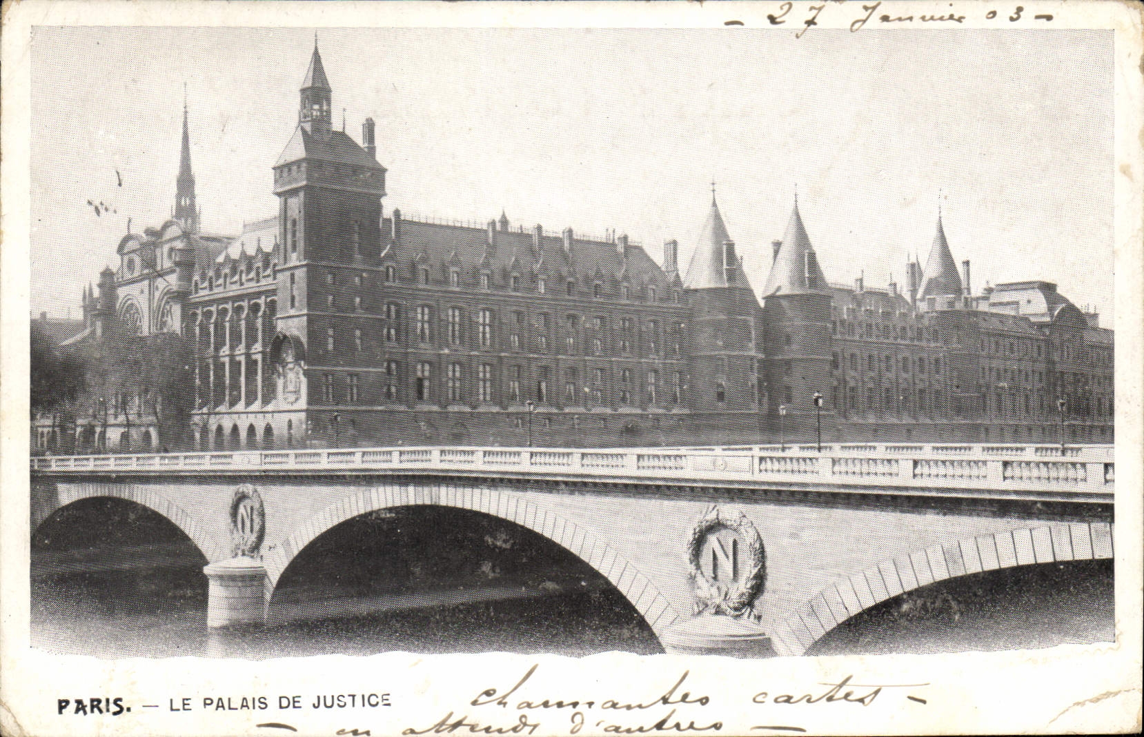CPA Paris Le Palais de Justice 