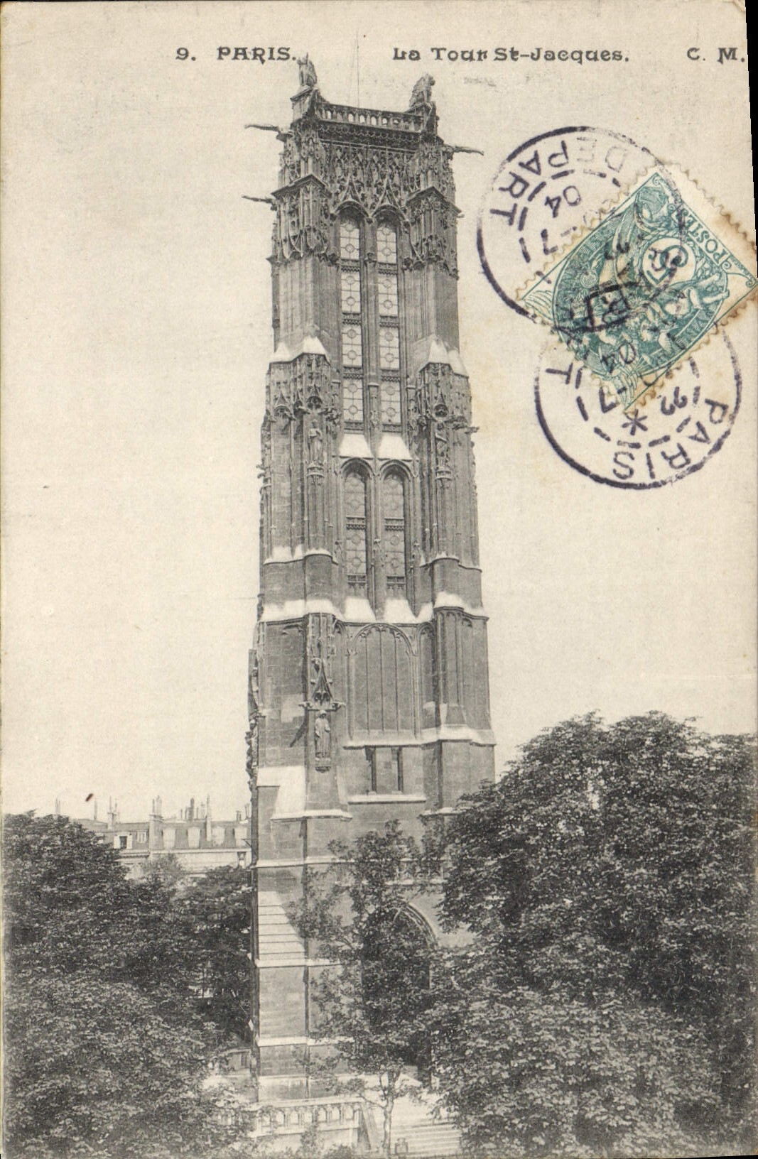 CPA Paris La Tour St Jacques 