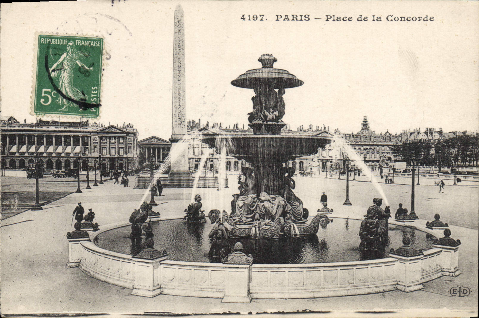 CPA Paris Place de la Concorde 