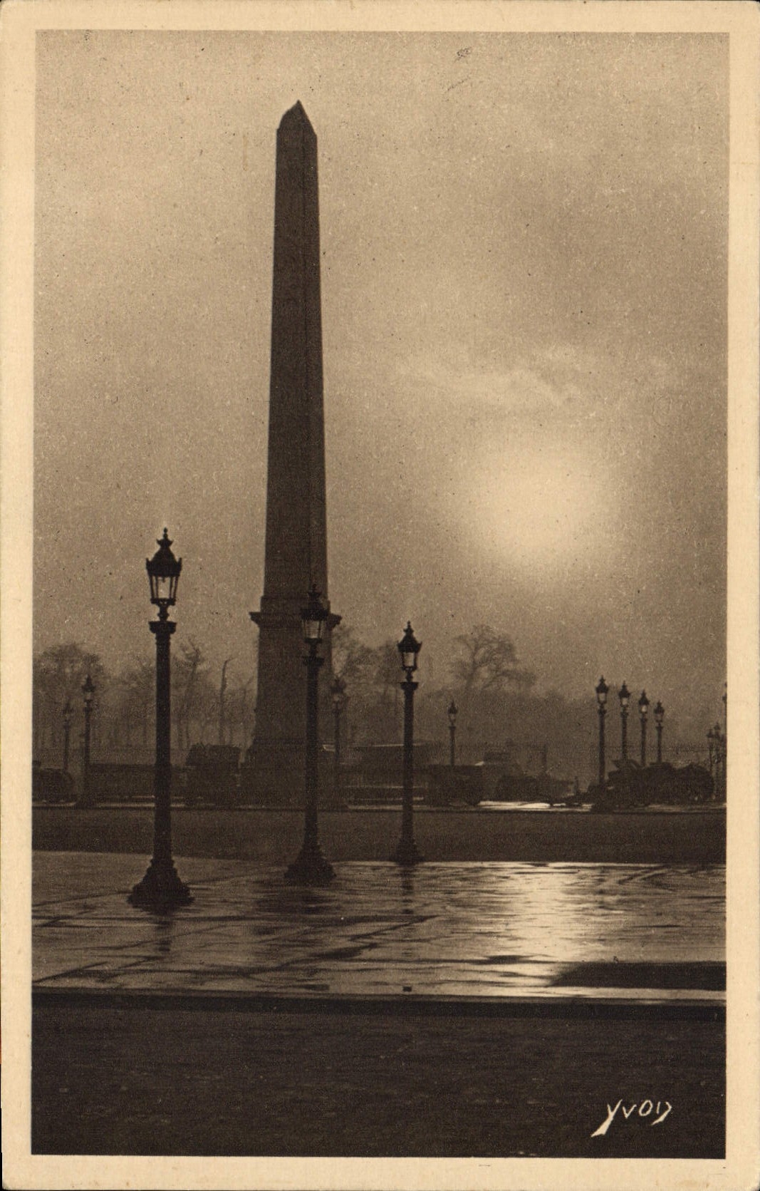 CPA Paris L'Obelisque Place de la Concorde 