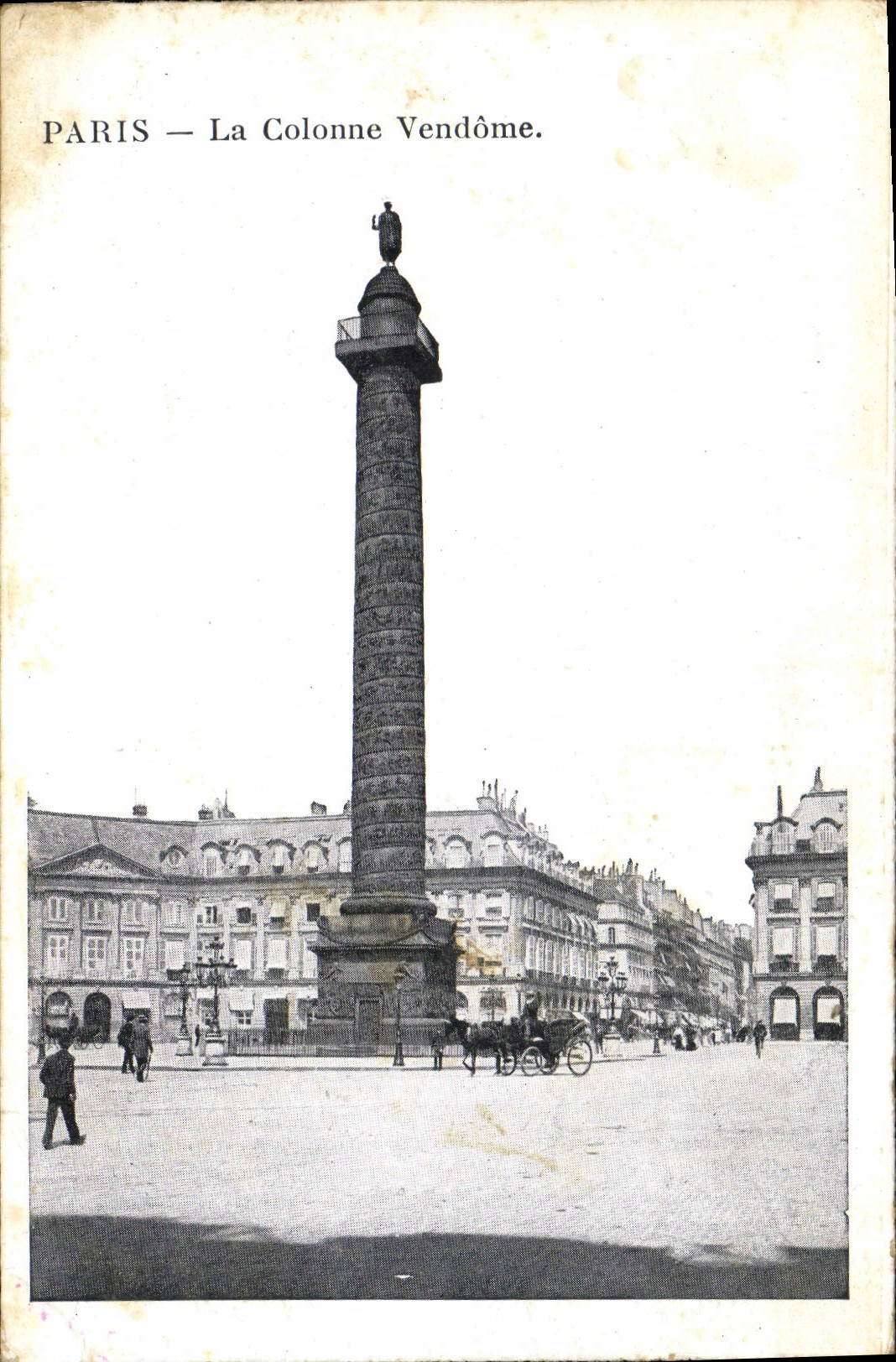 CPA Paris La Colonne Vendome 