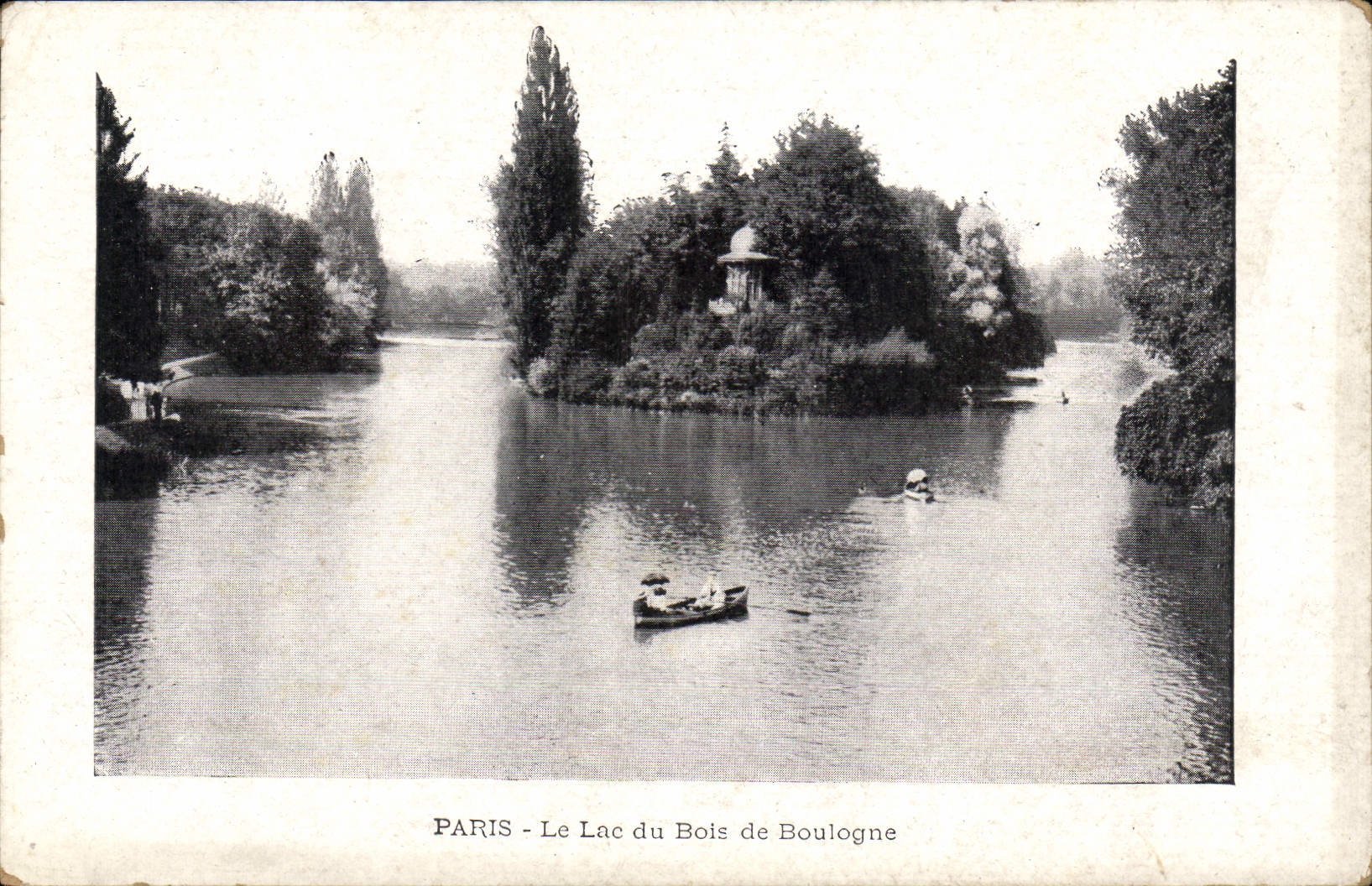 CPA Paris Le Lac du Bois de Boulogne 
