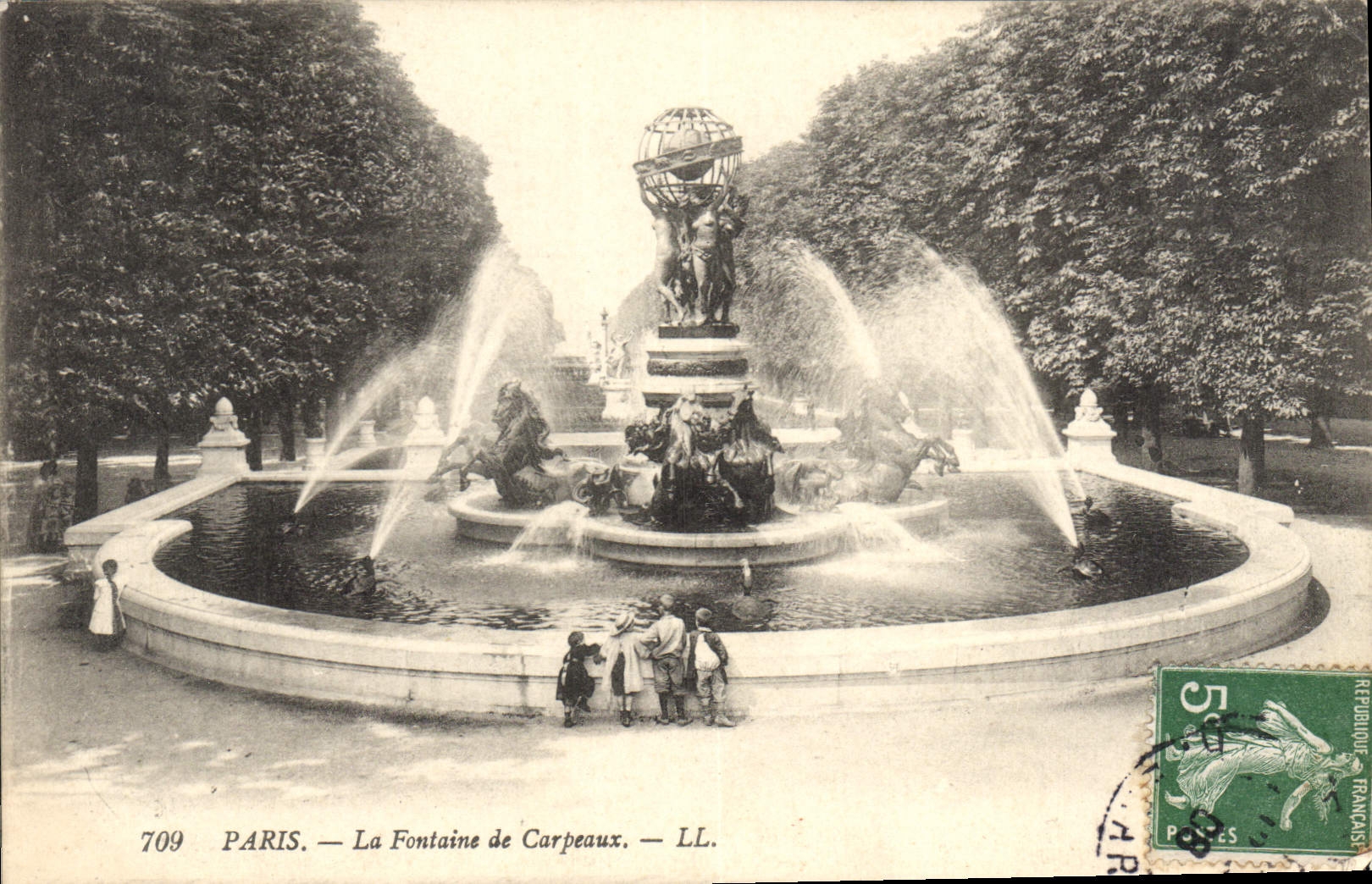 CPA Paris La Fontaine de Carpeaux 