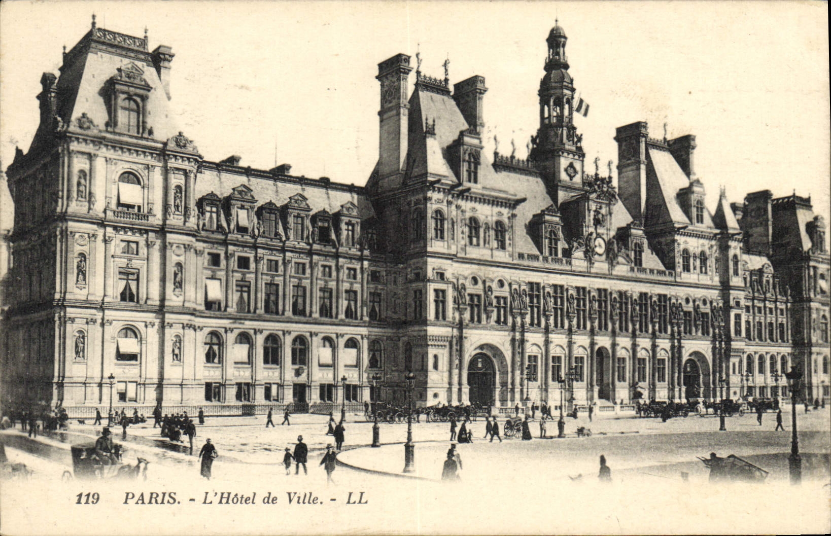 CPA Paris L'Hotel de Ville