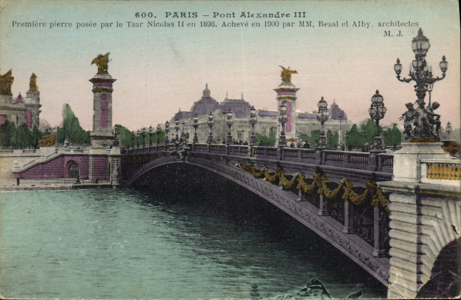 CPA Paris Pont Alexandre III 