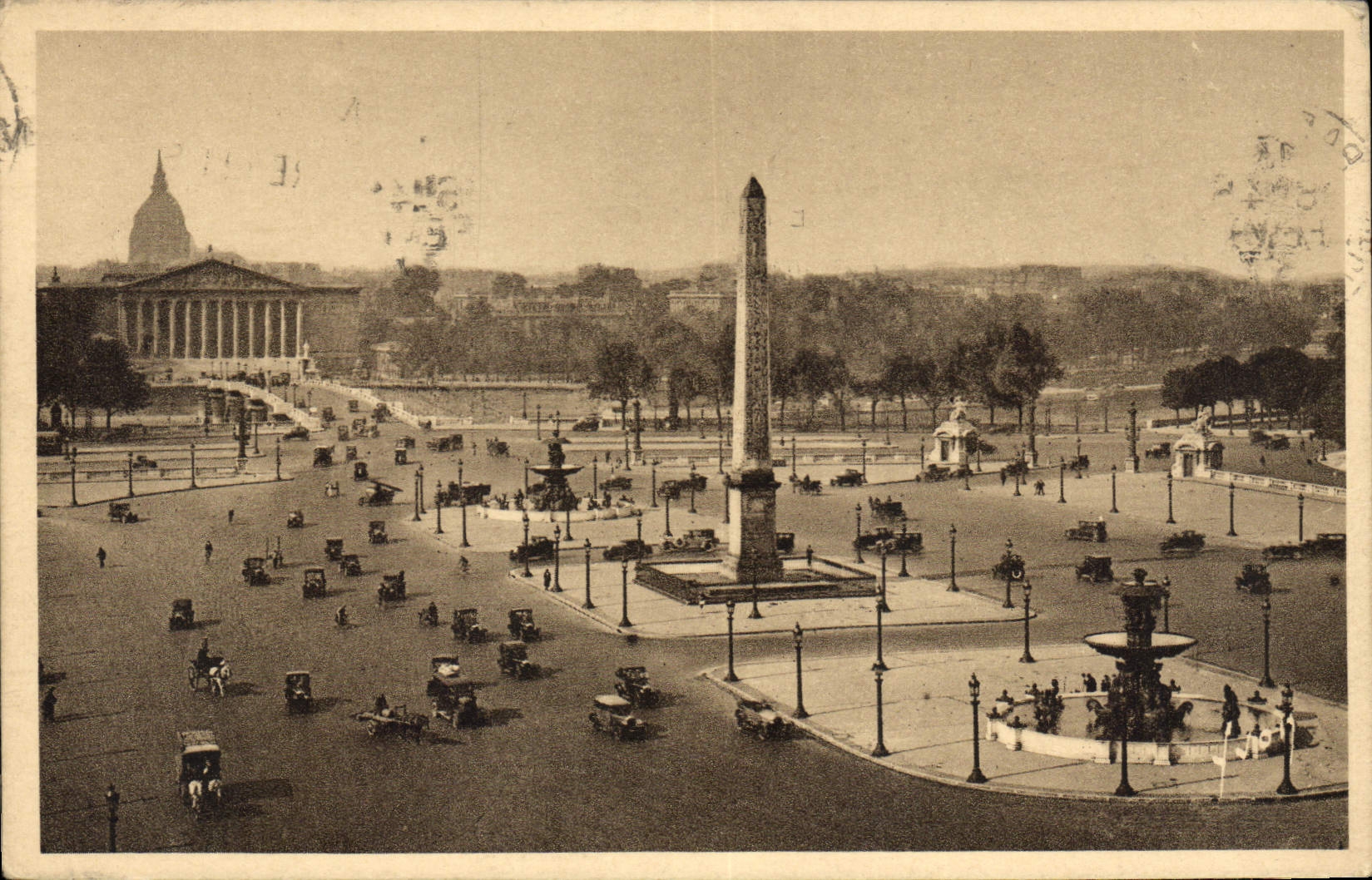 CPA Paris La Place de la Concorde 
