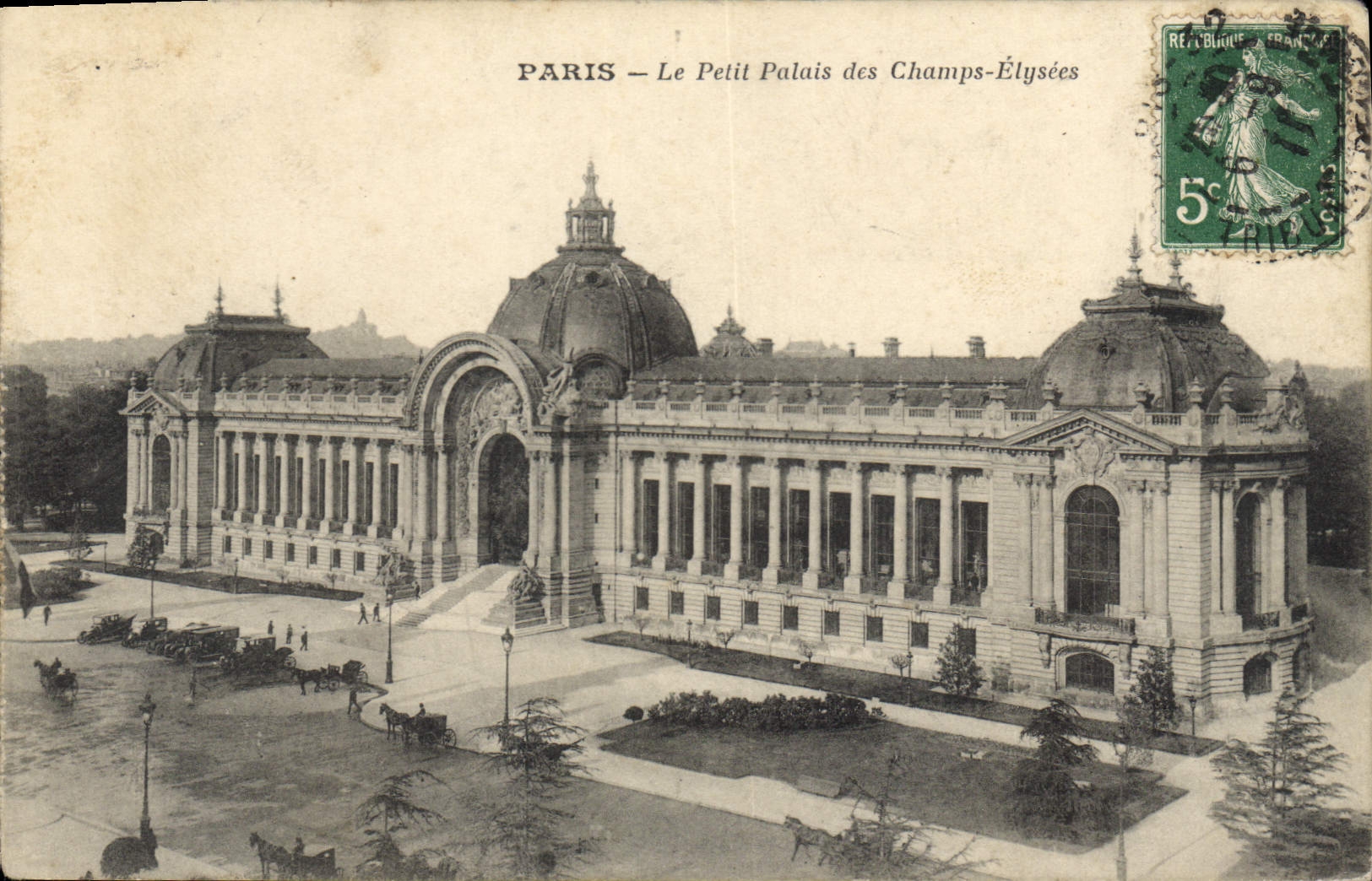 CPA Paris Le Petit Palais des Champs Elysees