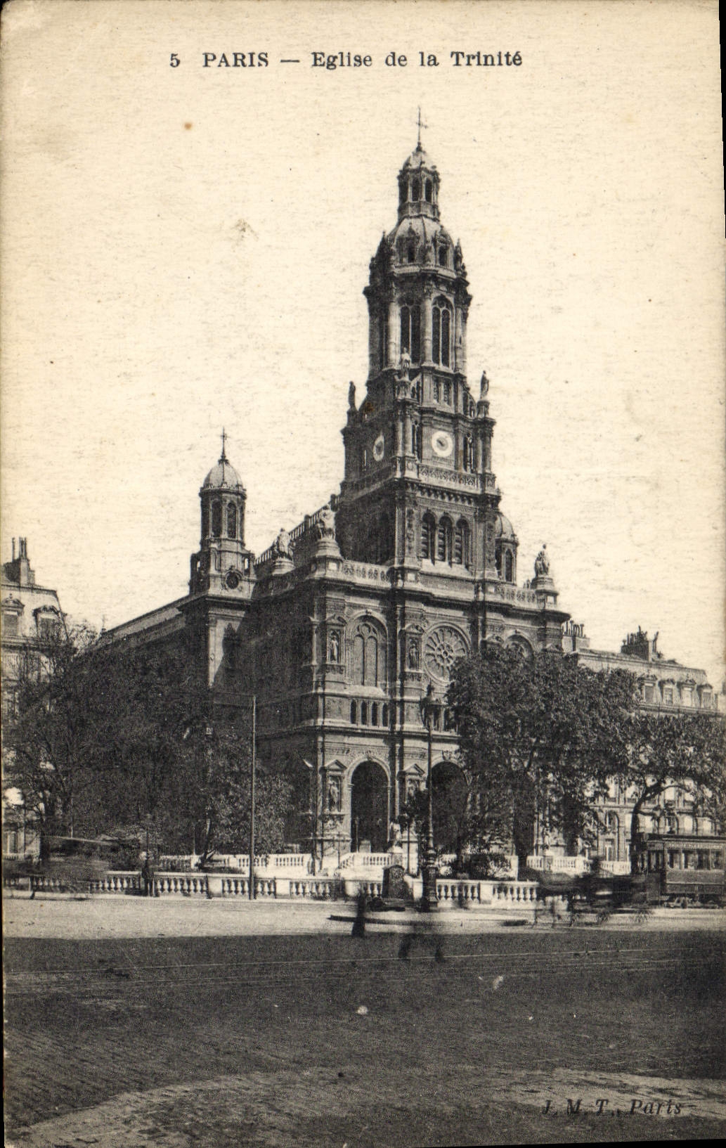 CPA Paris Eglise de la Trinite 