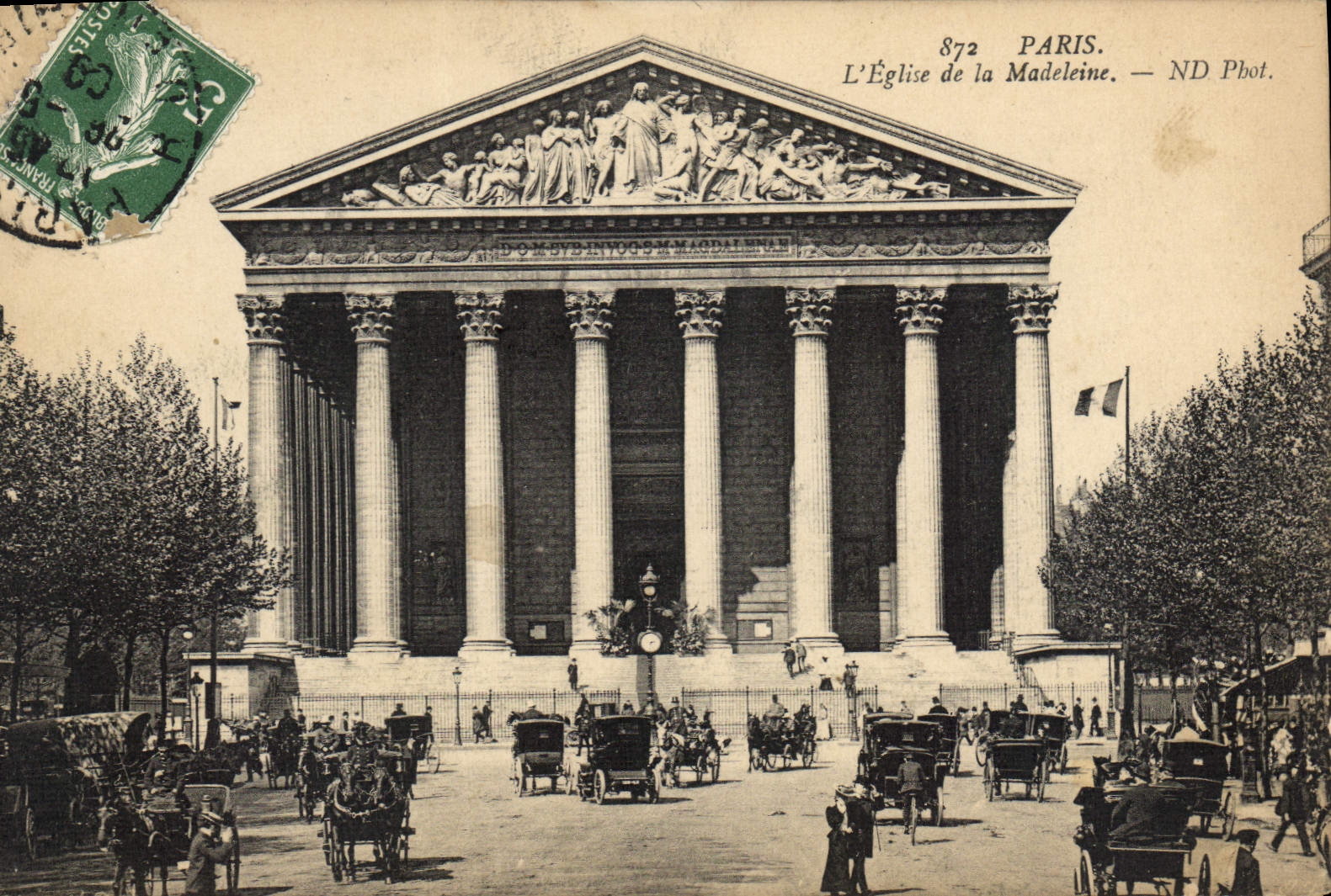 CPA Paris L'Eglise de la Madeleine 