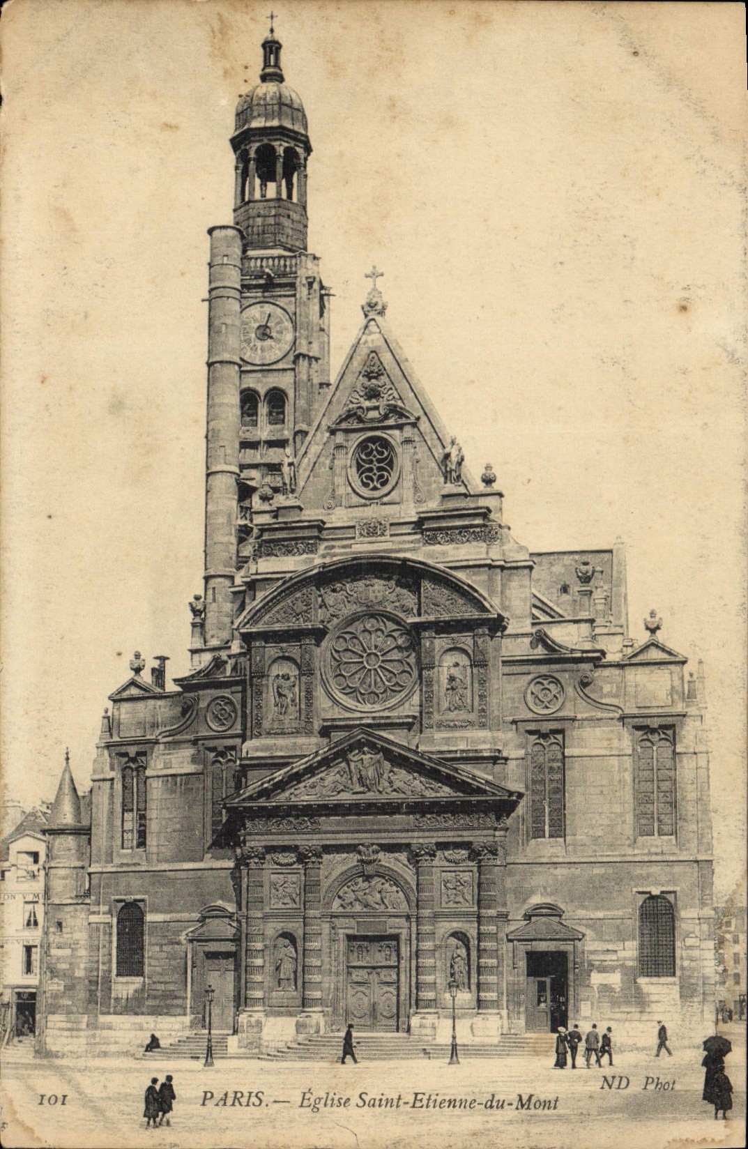 CPA Paris Eglise Saint Etienne du Mont 
