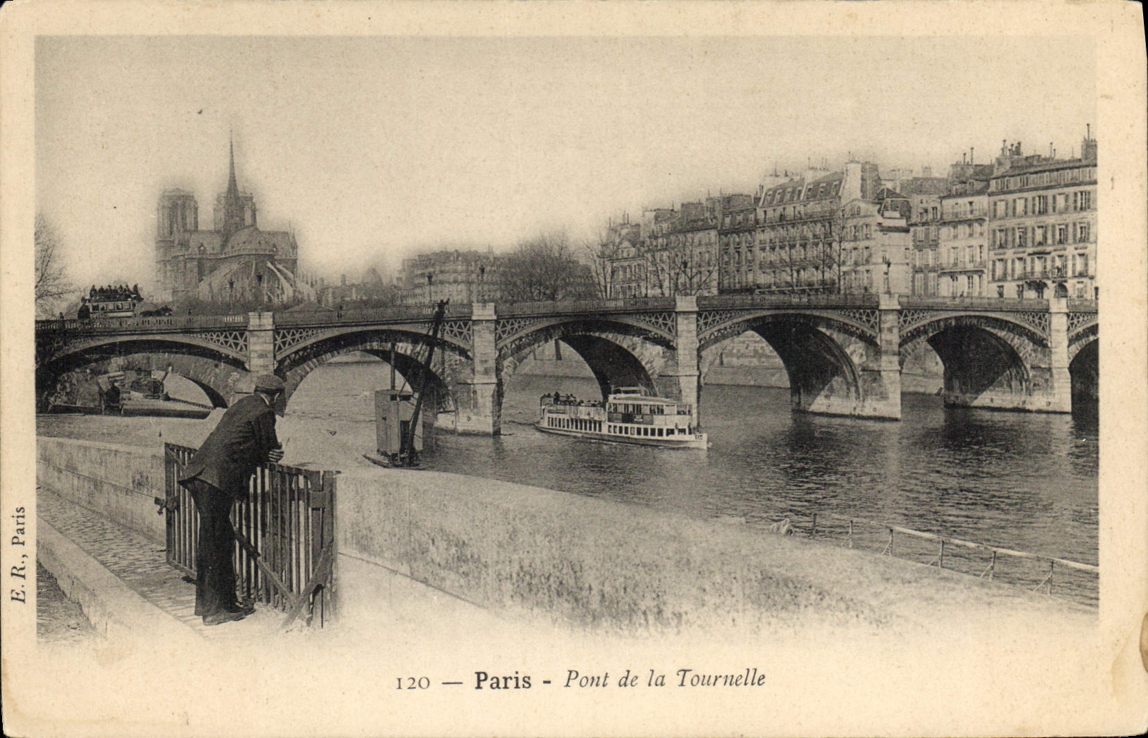 CPA Paris Pont de la Tournelle 