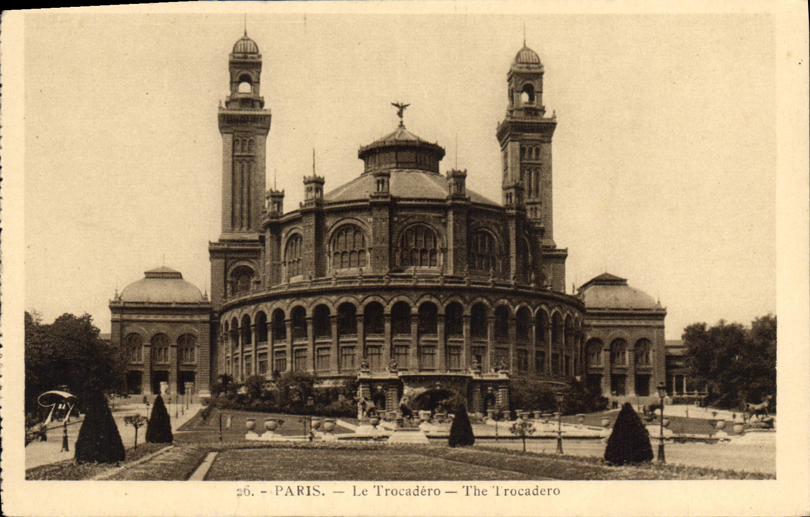 CPA Paris Le Trocadero 