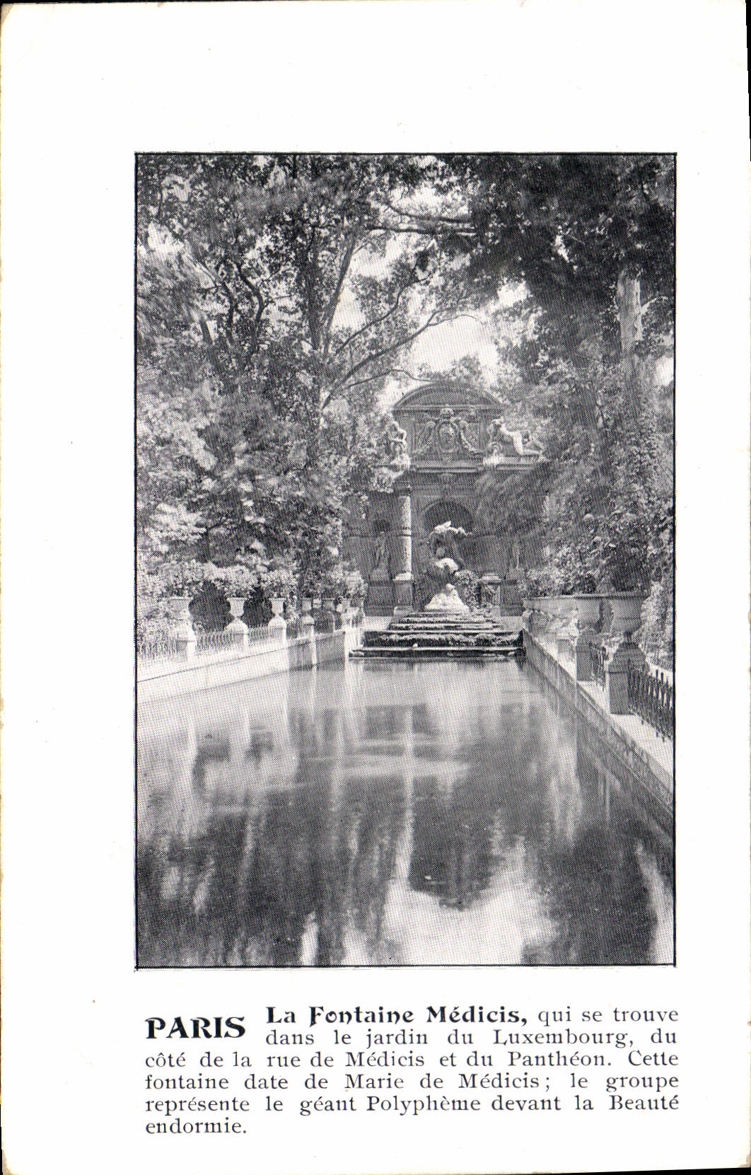 CPA Paris La Fontaine Medicis 