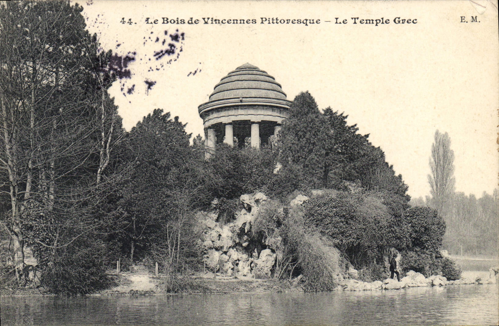 CPA Le Bois de Vincennes Pittoresque Le Temple Grec