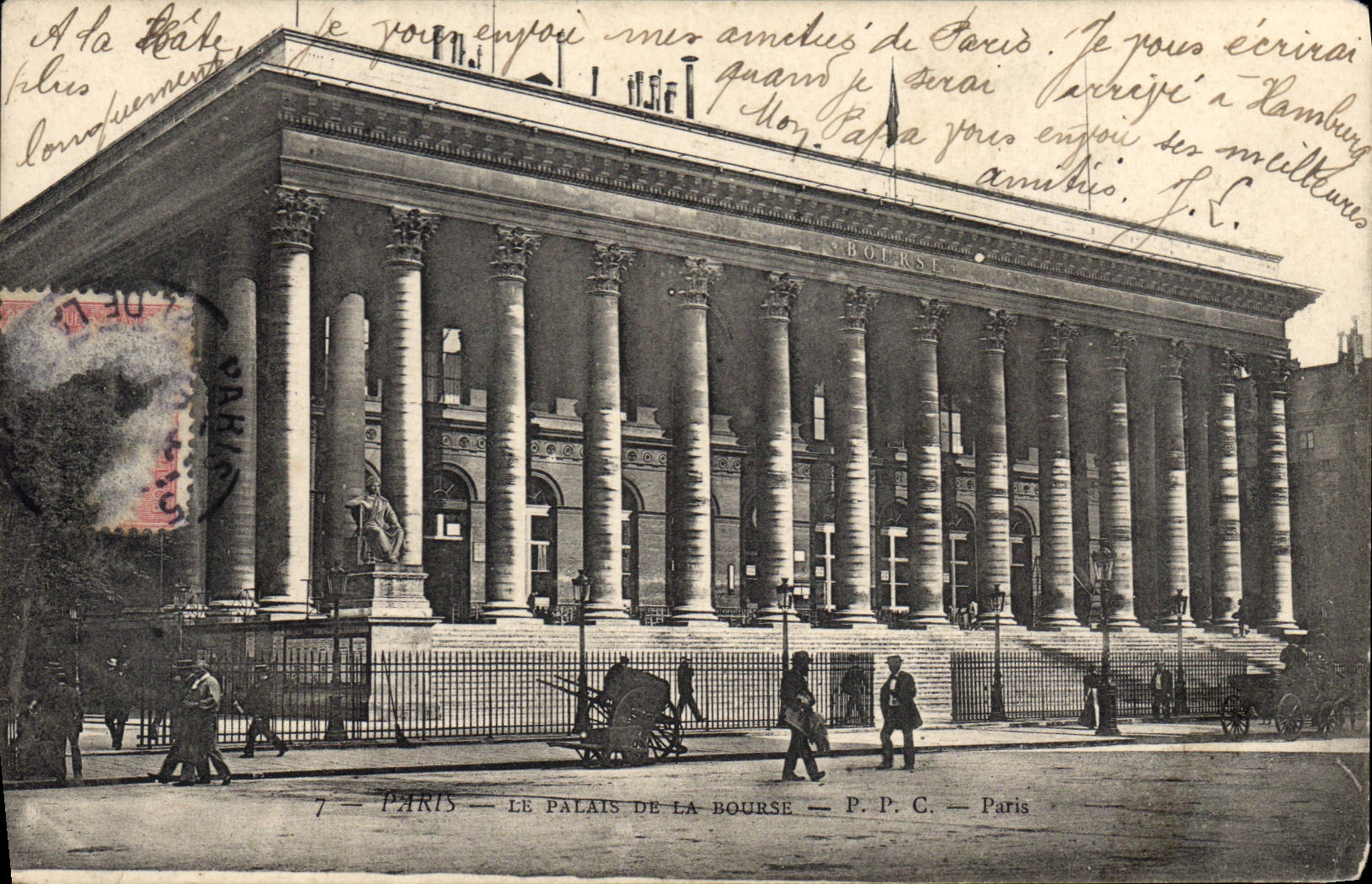 CPA Paris Le Palais de la Bourse 