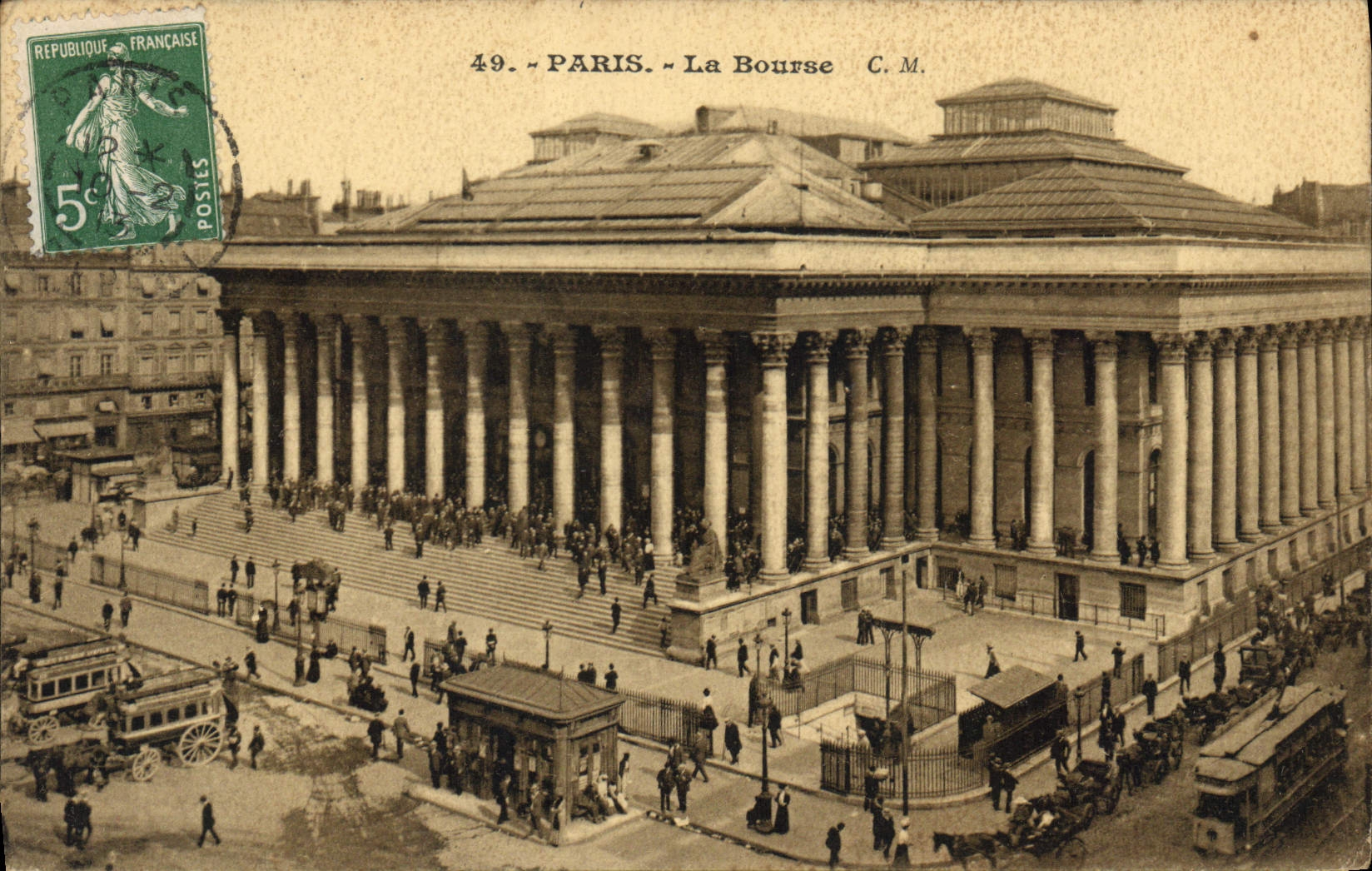 CPA Paris La Bourse 