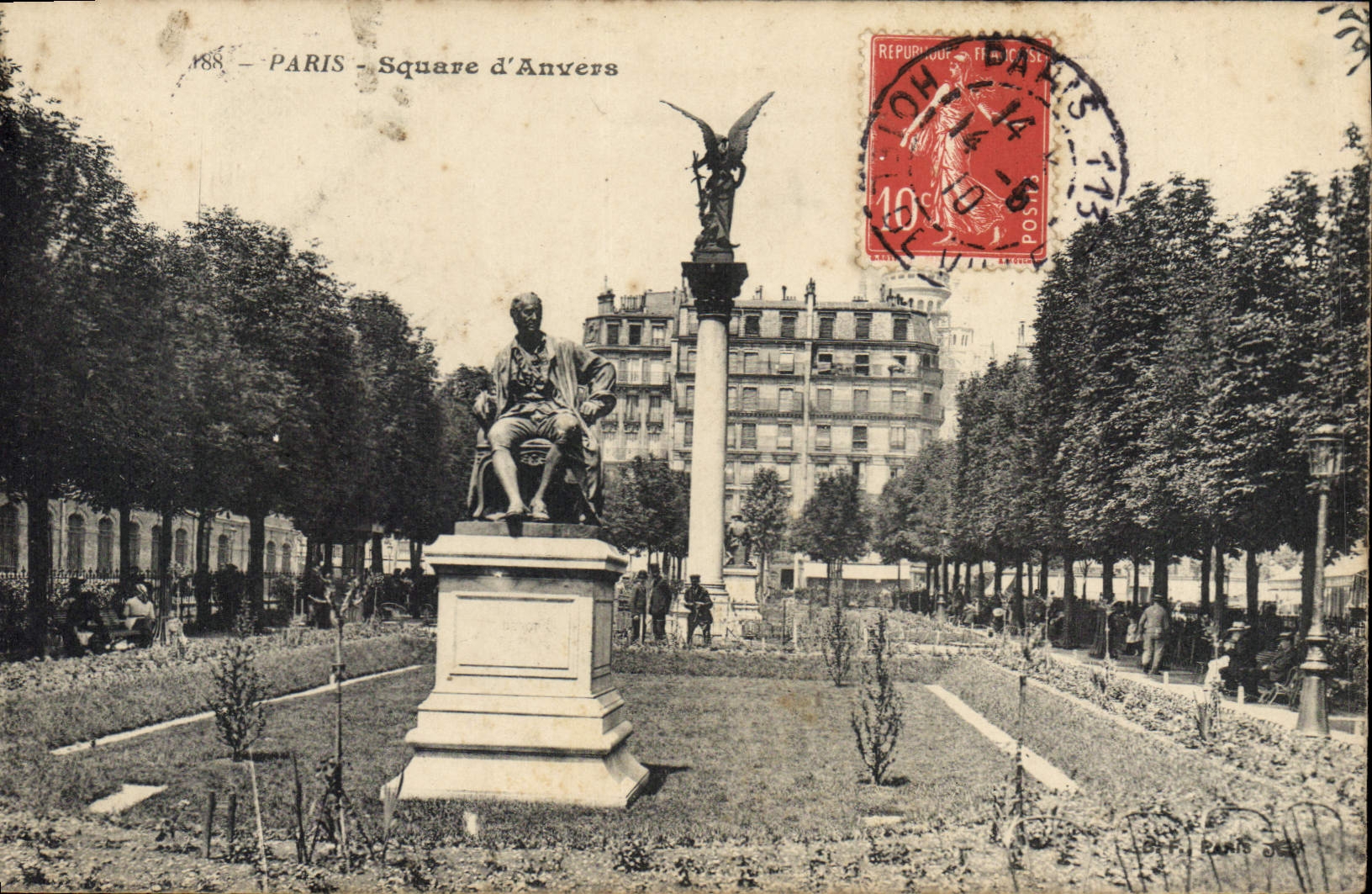 CPA Paris Square d'Anvers 