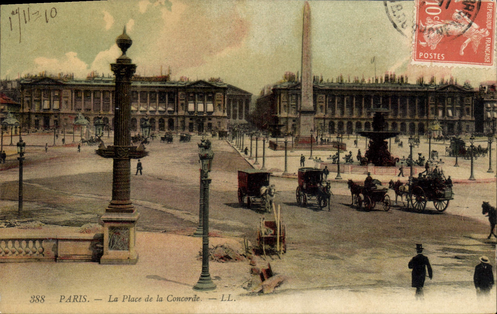 CPA Paris La Place de la Concorde 