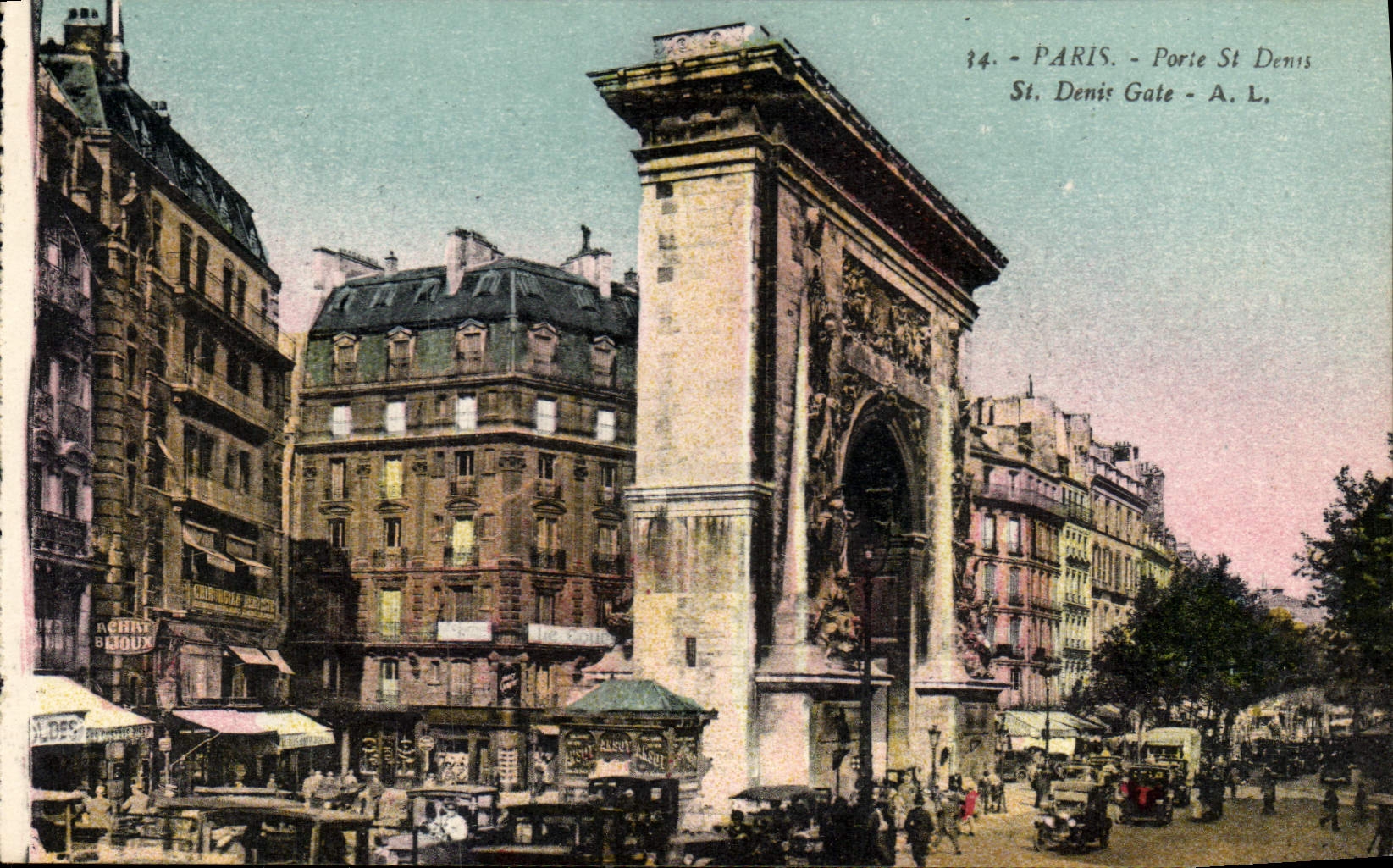 CPA Paris Porte St Denis 