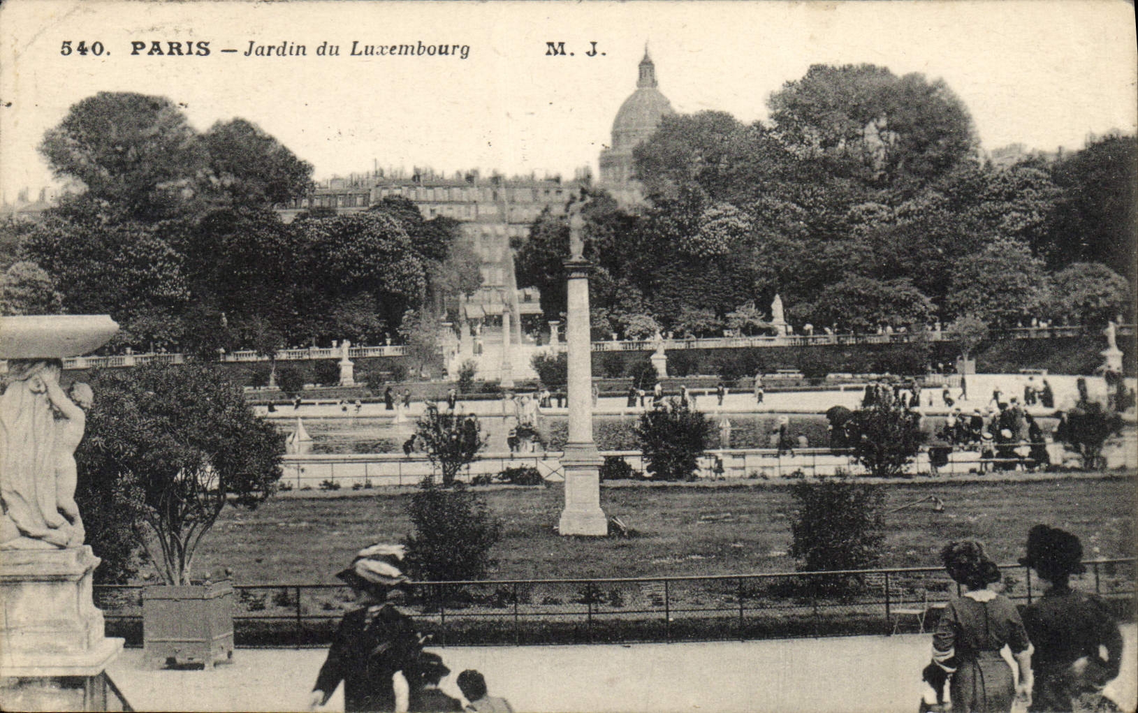 CPA Paris Jardin du Luxembourg 