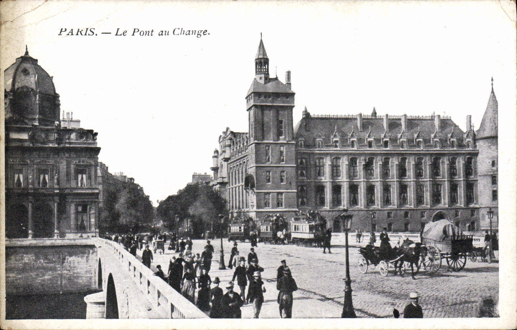 CPA Paris Le Pont au Change 