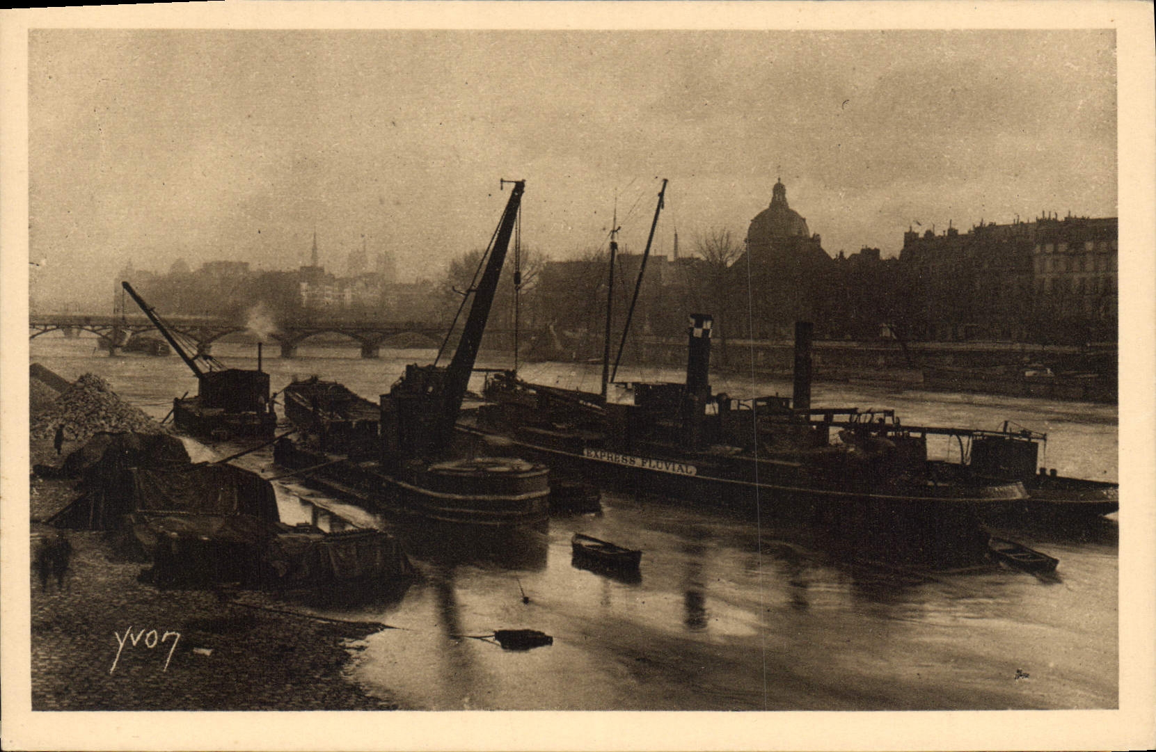 CPA Paris Le Port Saint Nicolas Bateaux