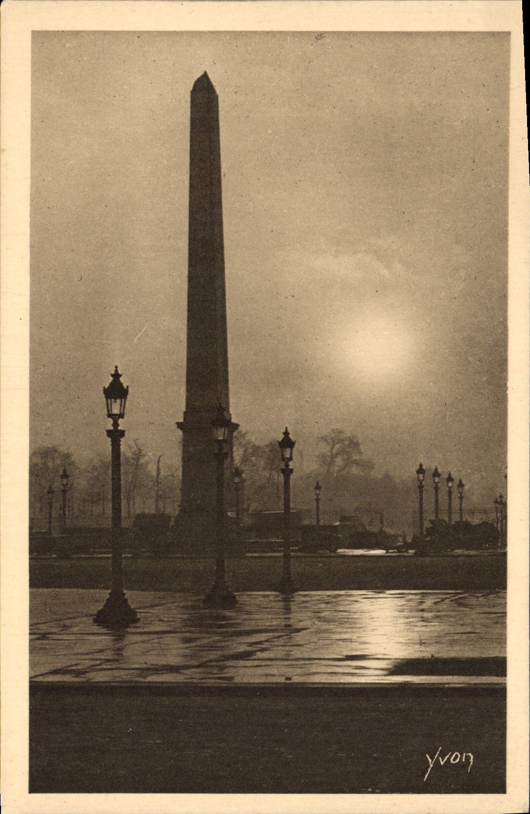 CPA Paris L'Obelisque Place de la Concorde