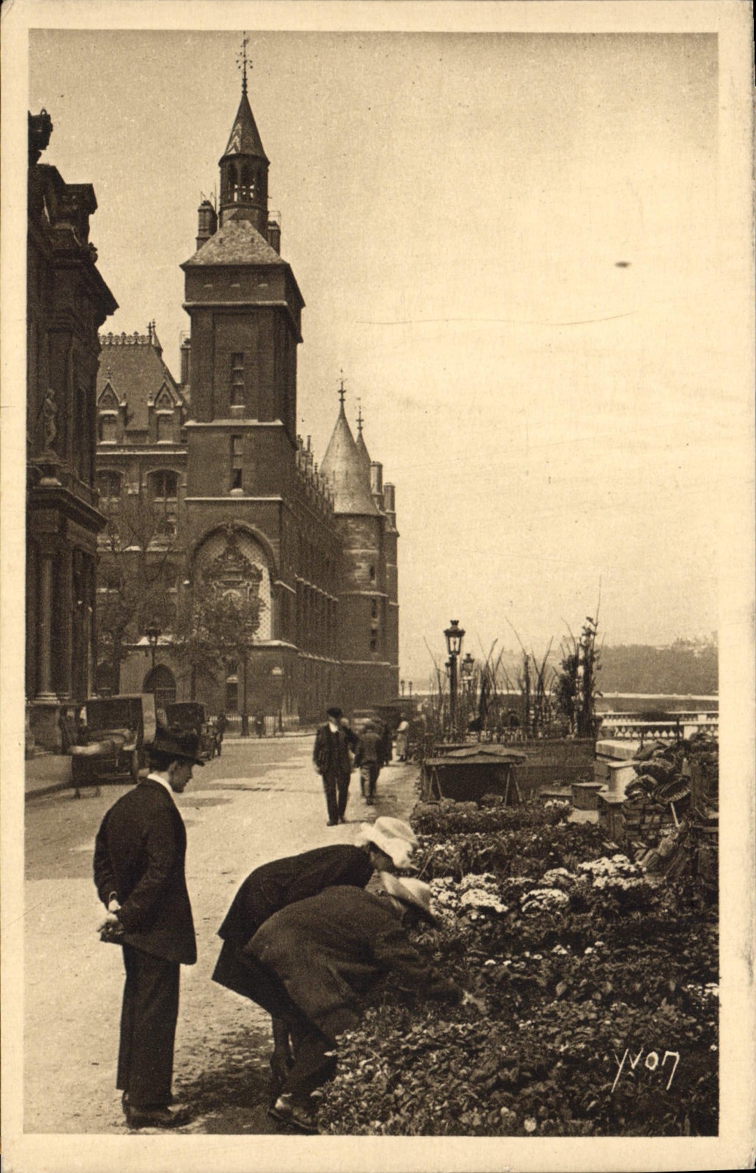 CPA Paris Marche aux fleurs Quai de l'Horloge