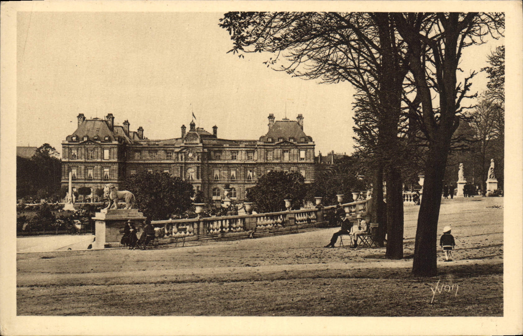 CPA Paris Le Palais du Luxembourg 