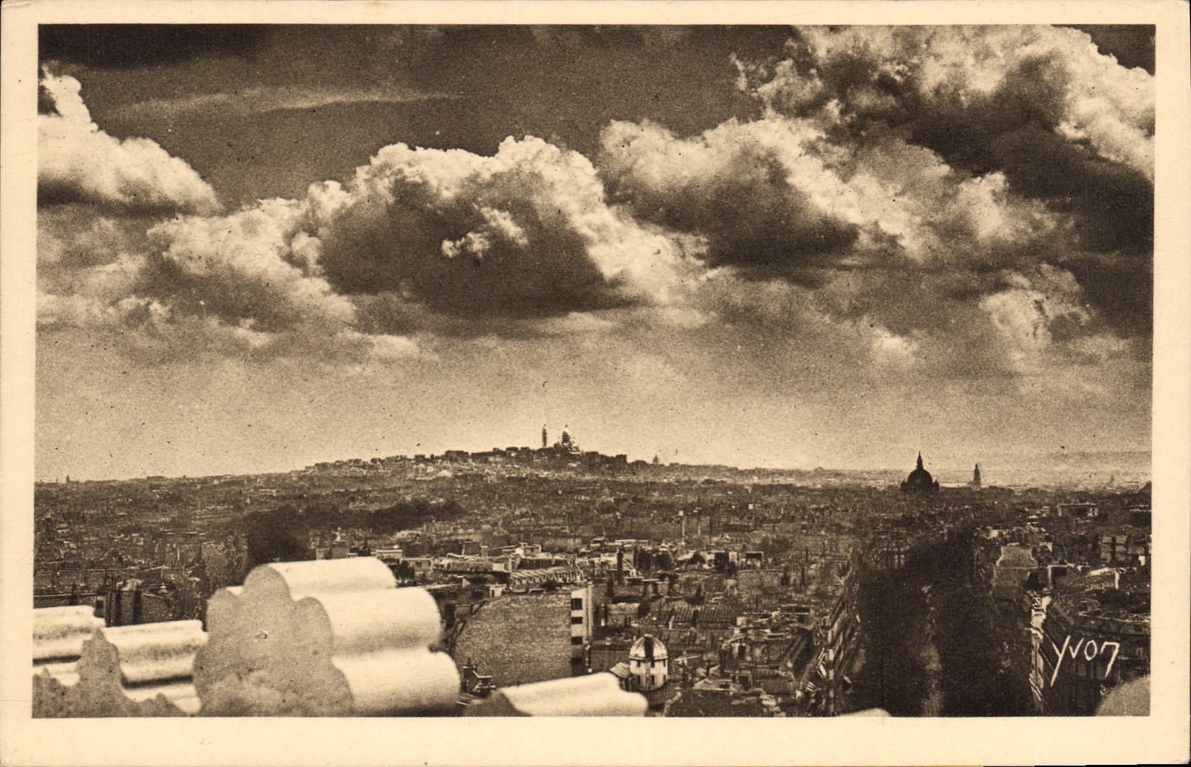 CPA Paris Perspective sur la Butte Montmartre