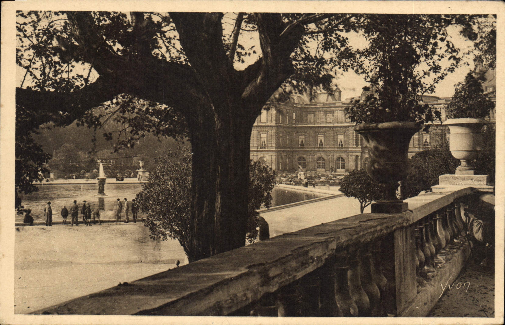 CPA Paris Jardin du Luxembourg 