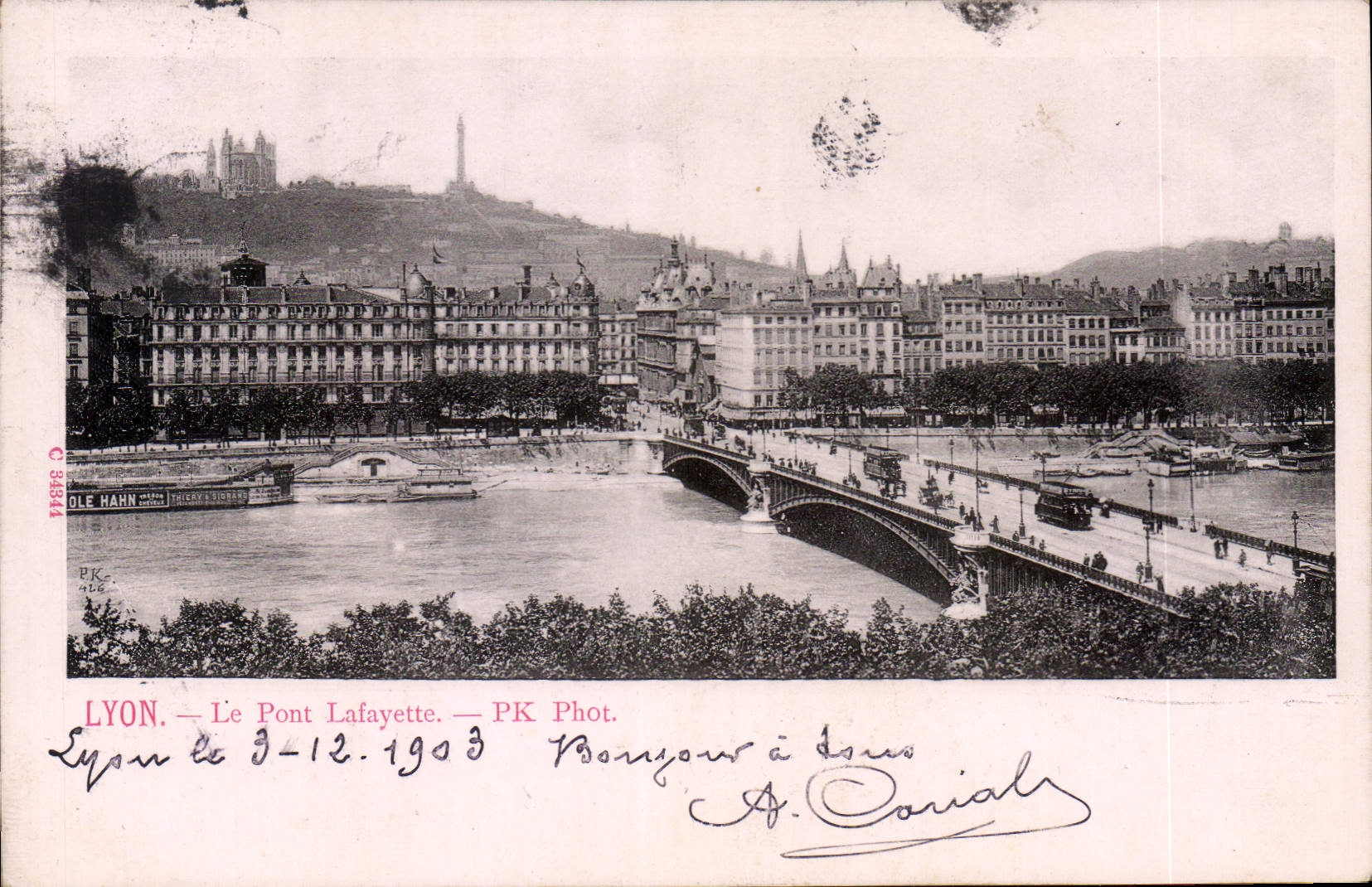 CPA Lyon Le Pont Lafayette 