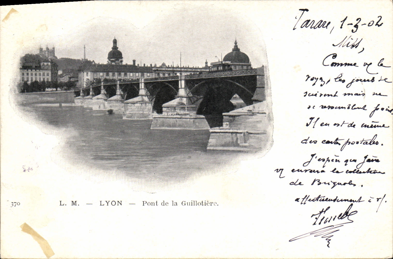 CPA Lyon Pont de la Guillotiere 