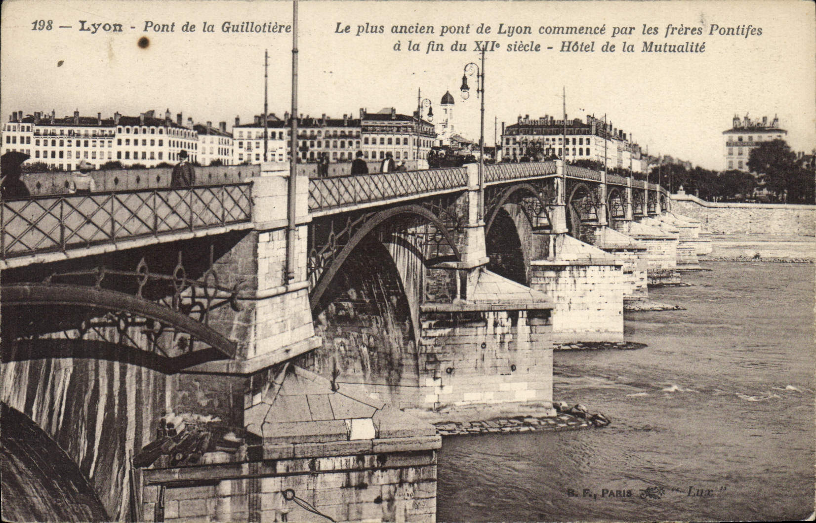 CPA Lyon Pont de la Guillotiere 