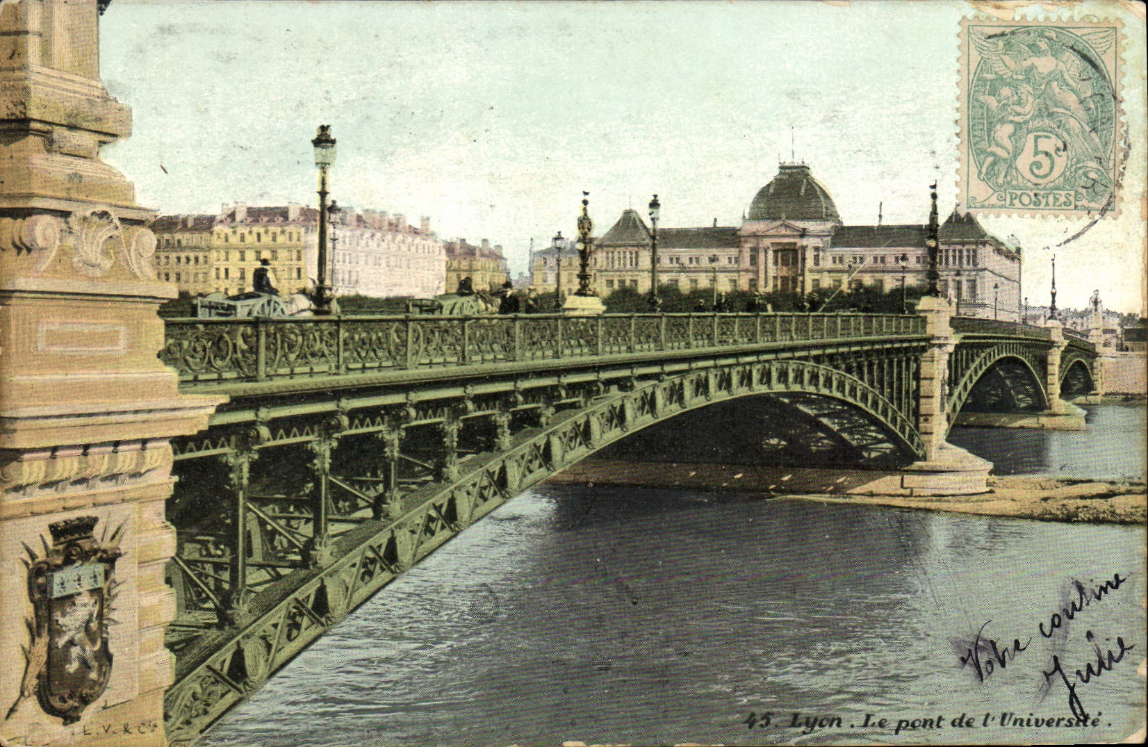 CPA Lyon Le Pont de l'Universite 