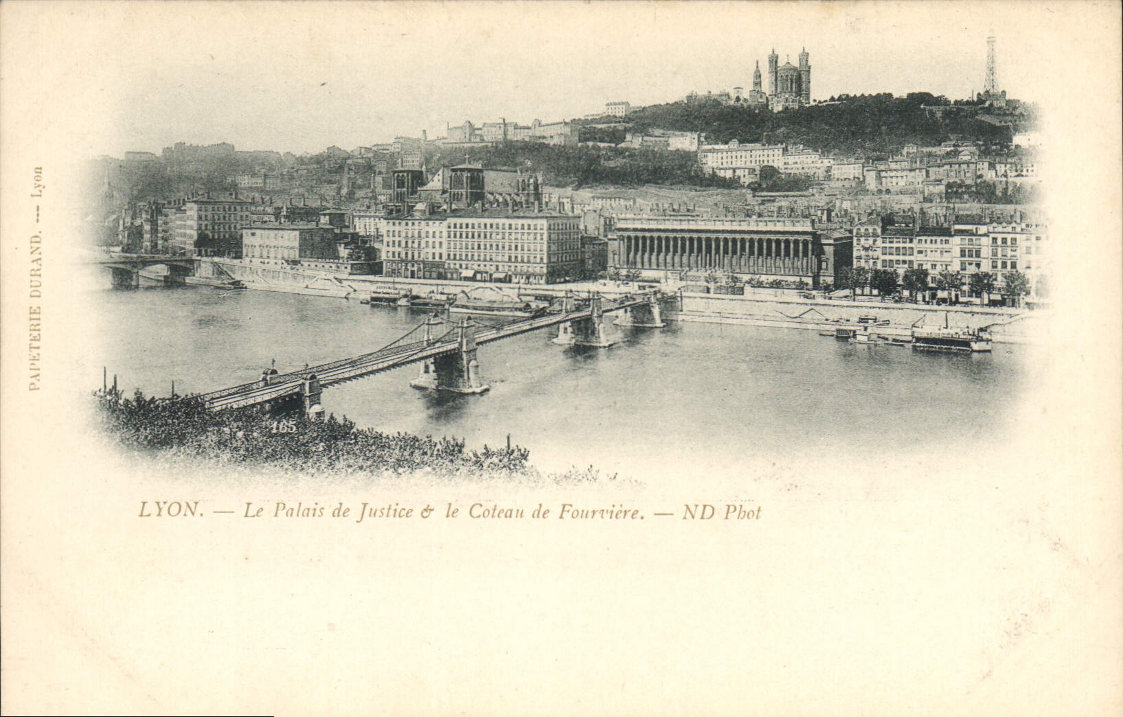 CPA Lyon Le Palais de Justice le Coteau de Fourviere 