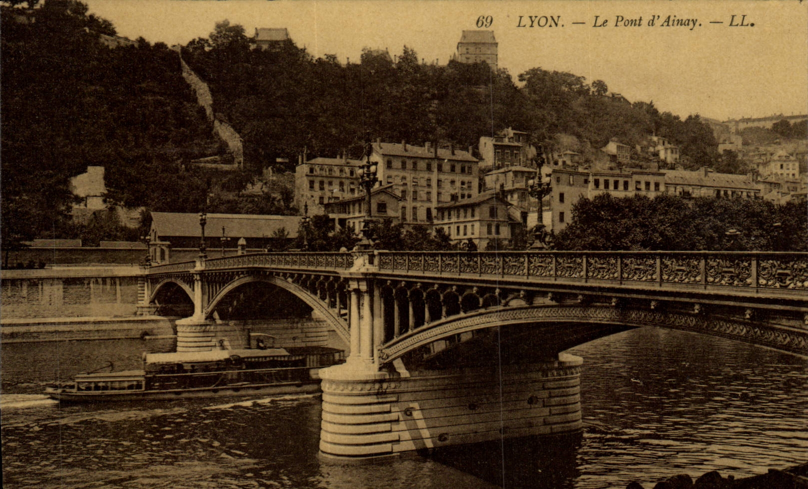 CPA Lyon Le Pont d'Ainay 