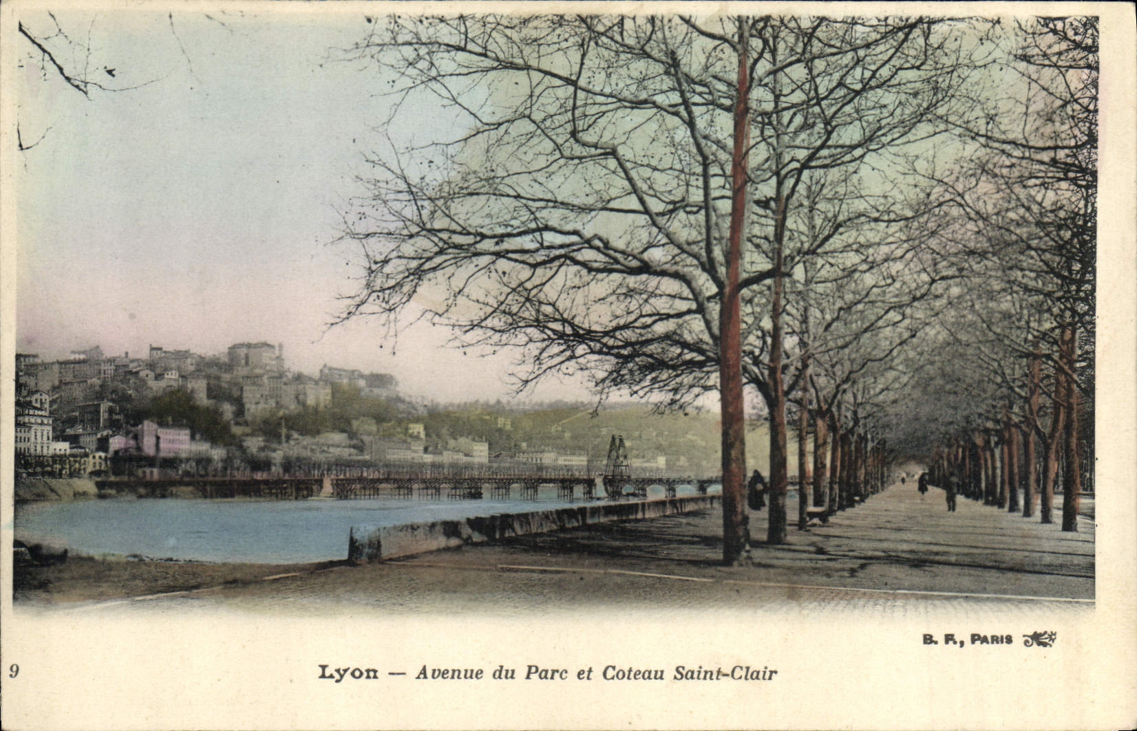 CPA Lyon Avenue du Parc et Coteau Saint Clair 
