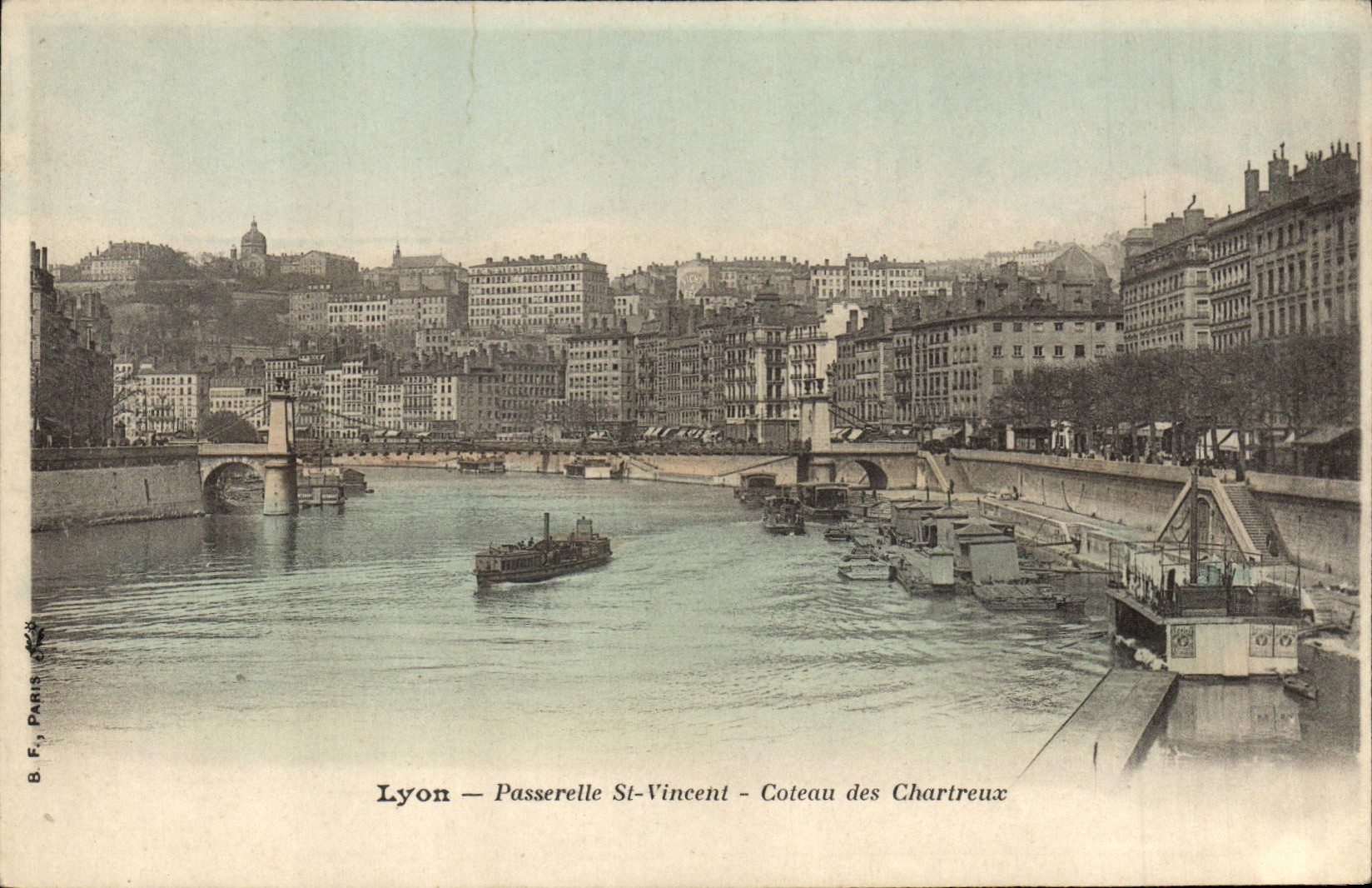 CPA Lyon Passerelle St Vincent Coteau des Chartreux