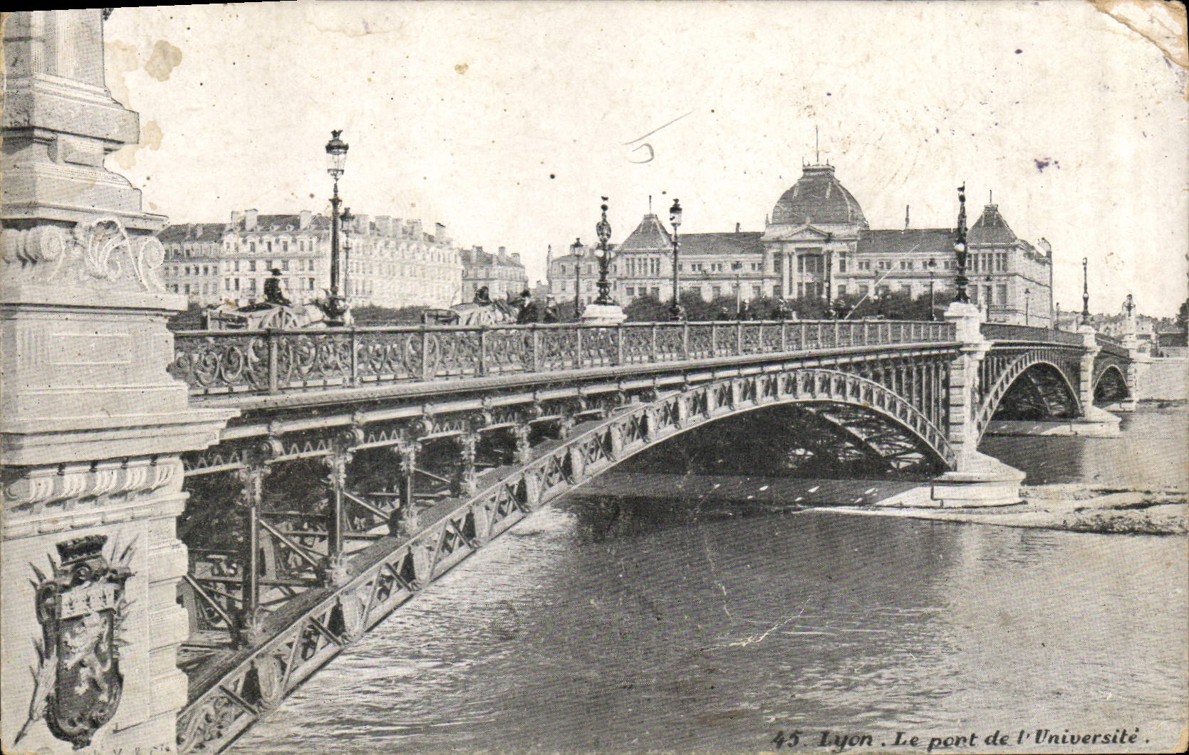 CPA Lyon Le Pont de l'Universite 