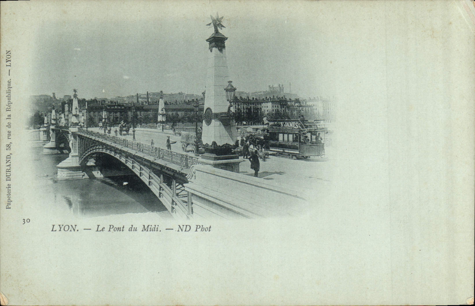 CPA Lyon Le Pont du Midi 